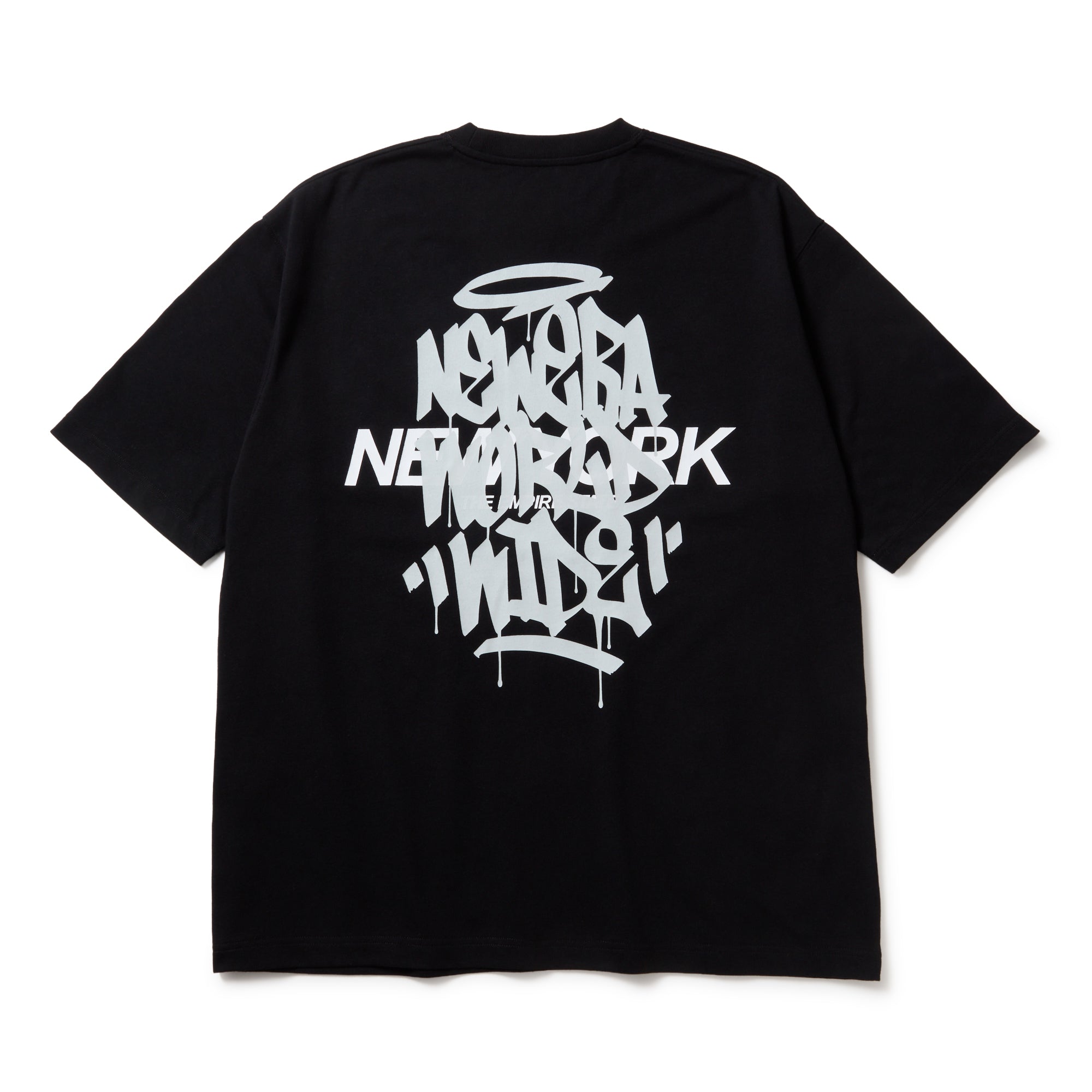 半袖 オーバーサイズド コットン Tシャツ Tagging ブラック