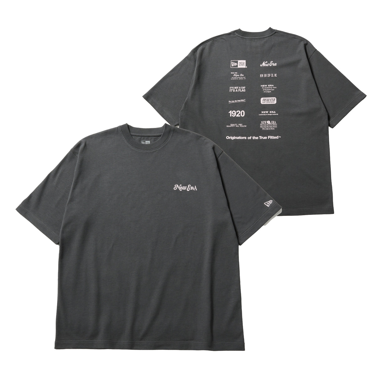 半袖 オーバーサイズド コットン Tシャツ Logo Archive グラファイト 