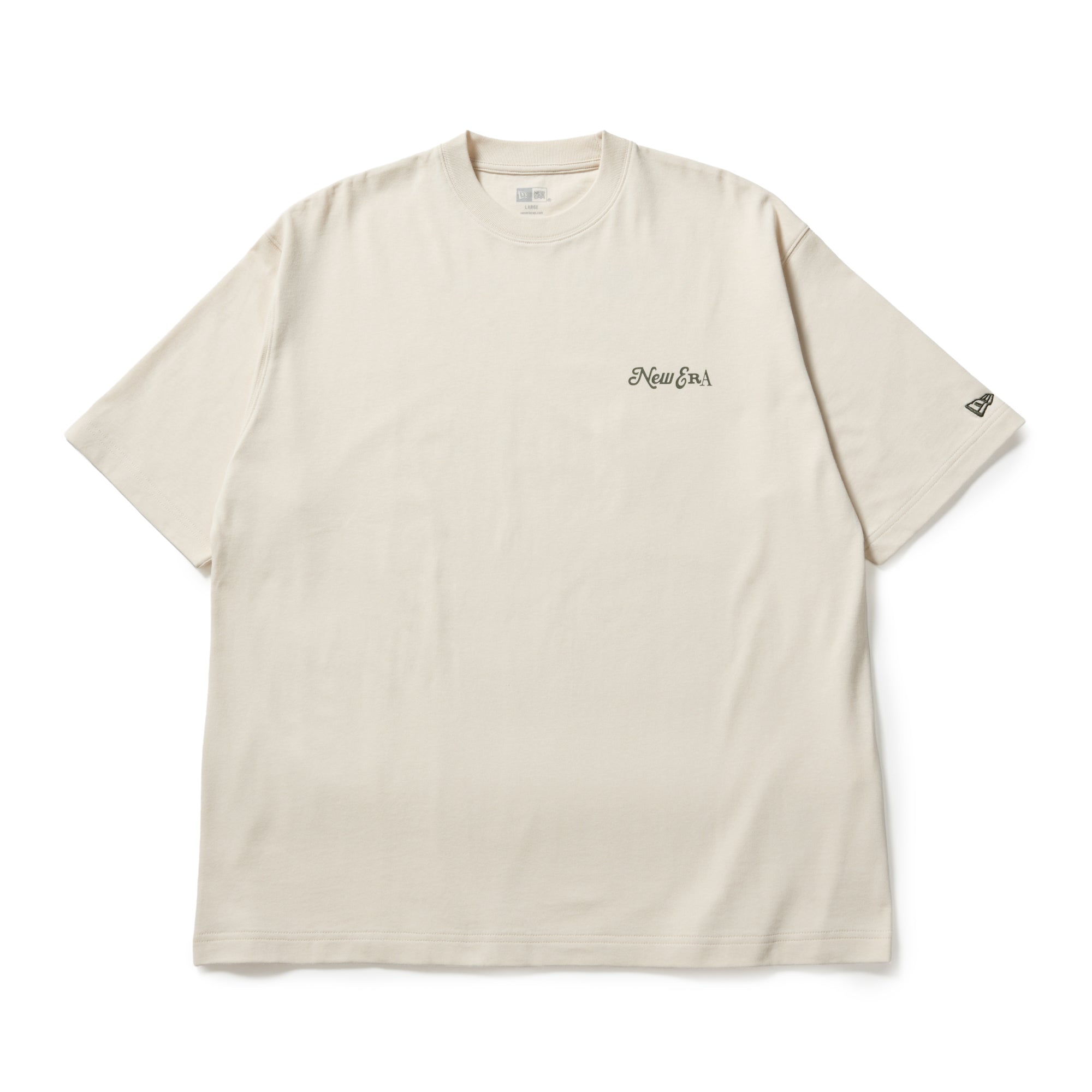 半袖 オーバーサイズド コットン Tシャツ Logo Archive クリーム