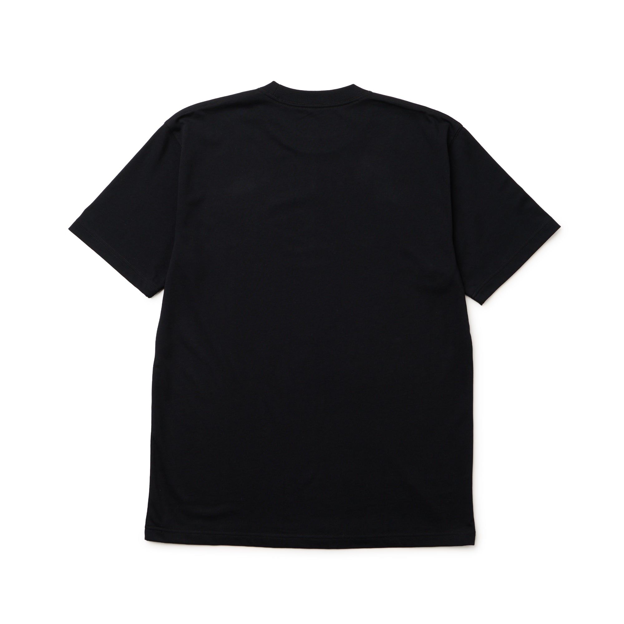 半袖 コットン Tシャツ Oriental Paisley スクエアロゴ ブラック