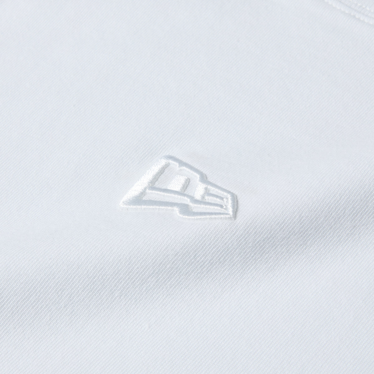 半袖 コットン Tシャツ Flag Logo Mini レイズドフラッグ刺繍 ホワイト 