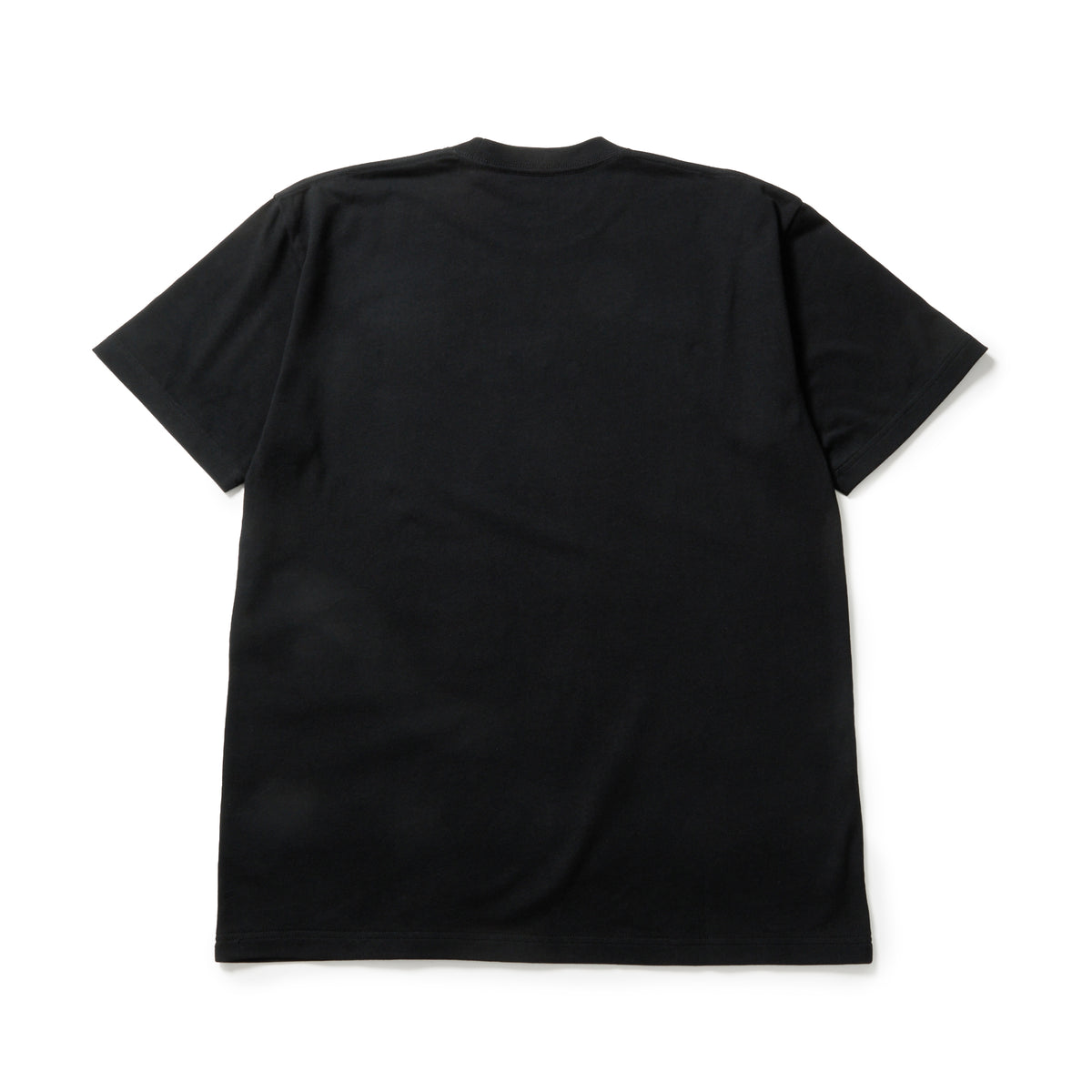 半袖 コットン Tシャツ Flag Logo Mini レイズドフラッグ刺繍 ブラック 