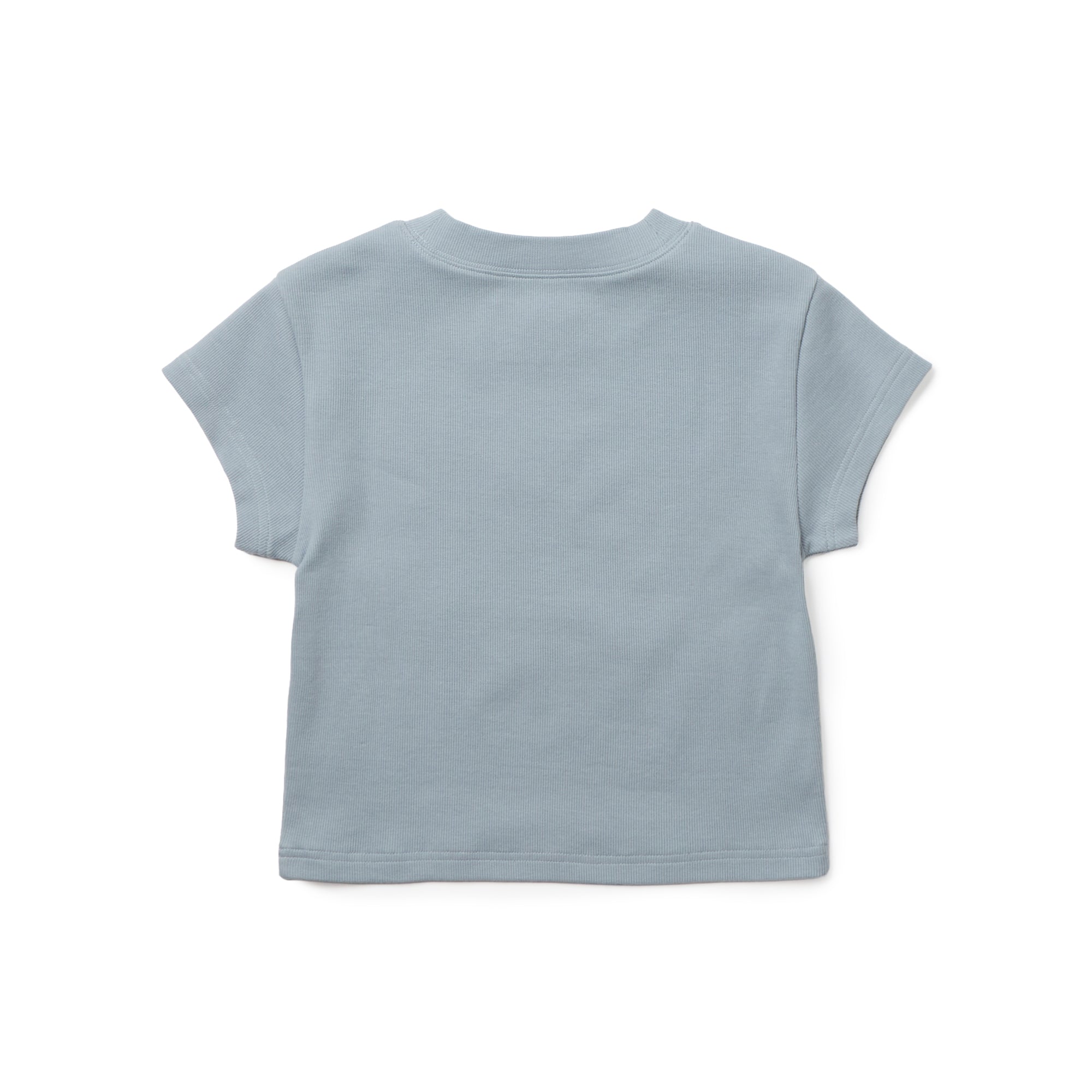 Women's 半袖 リブ ベイビー Tシャツ ブルー | ニューエラオンラインストア