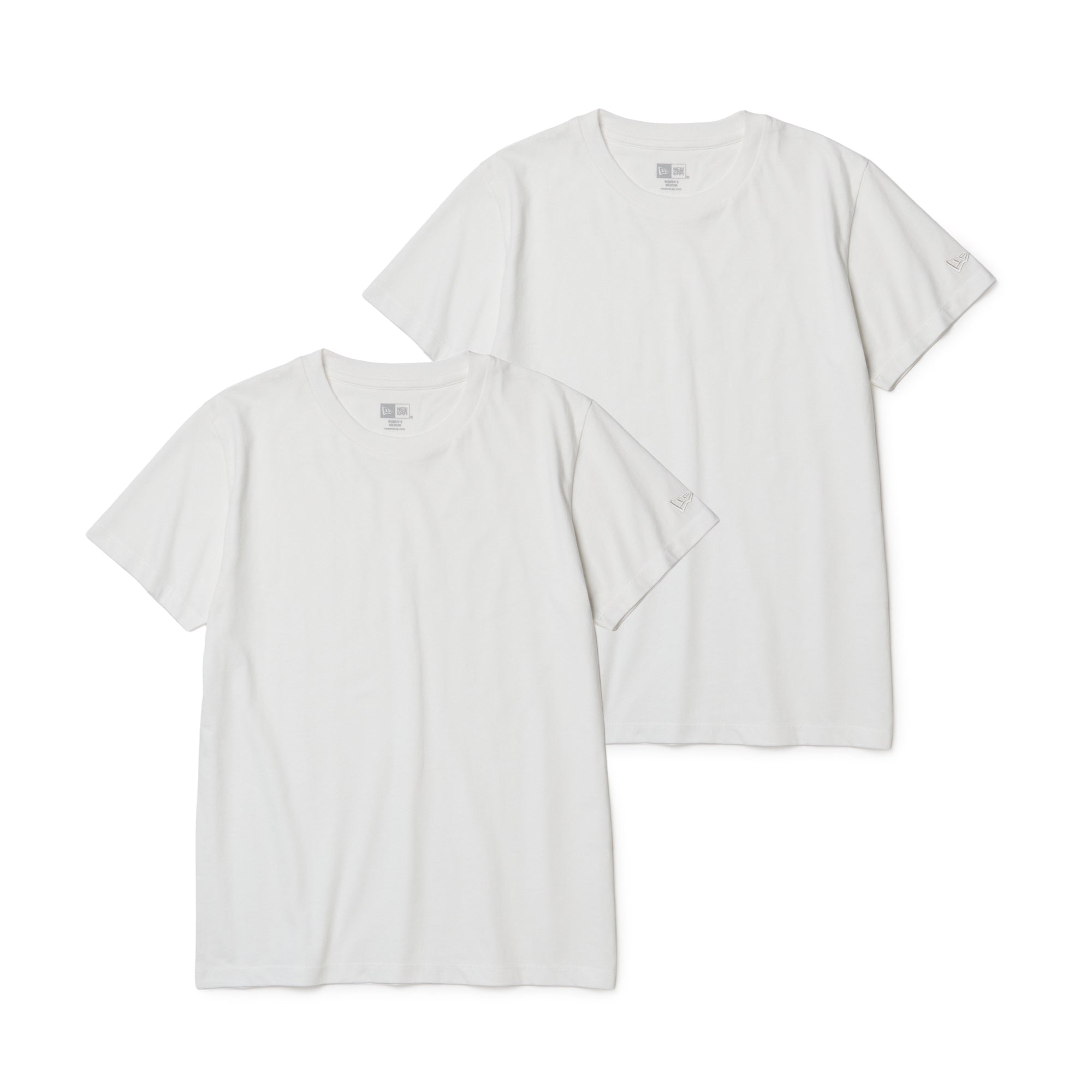 Women's 半袖 2-Pack Tシャツ ホワイト | ニューエラオンラインストア