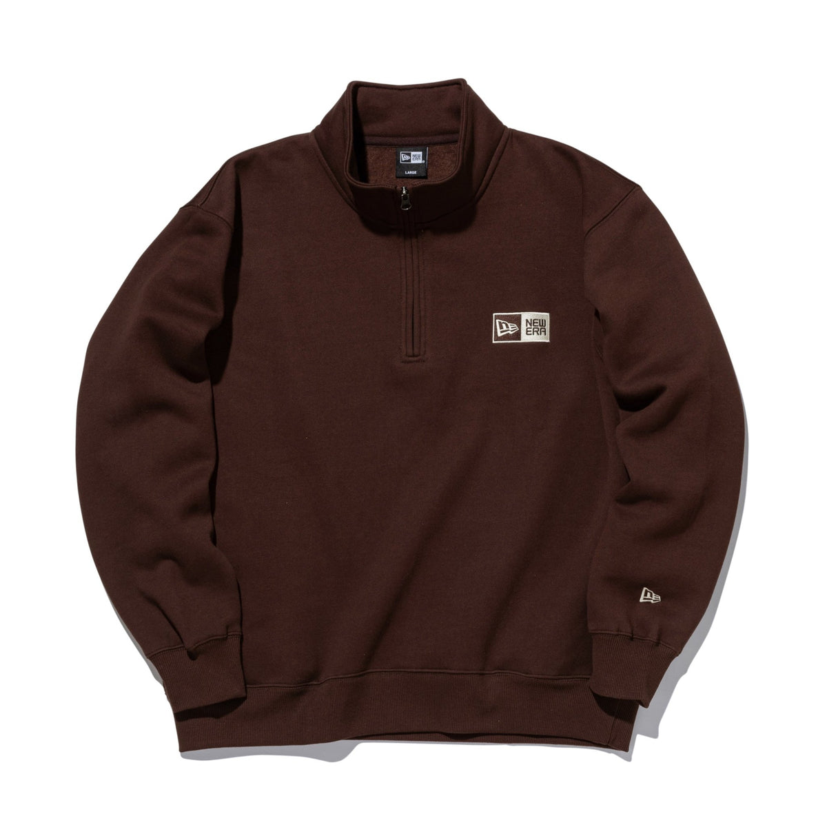 【新品未使用】Y’s NEWERA オーバーサイズ　ハーフジップ　ユニセックス NEW ERA ニューエラ オーバーサイズハーフジップ ボックスロゴ