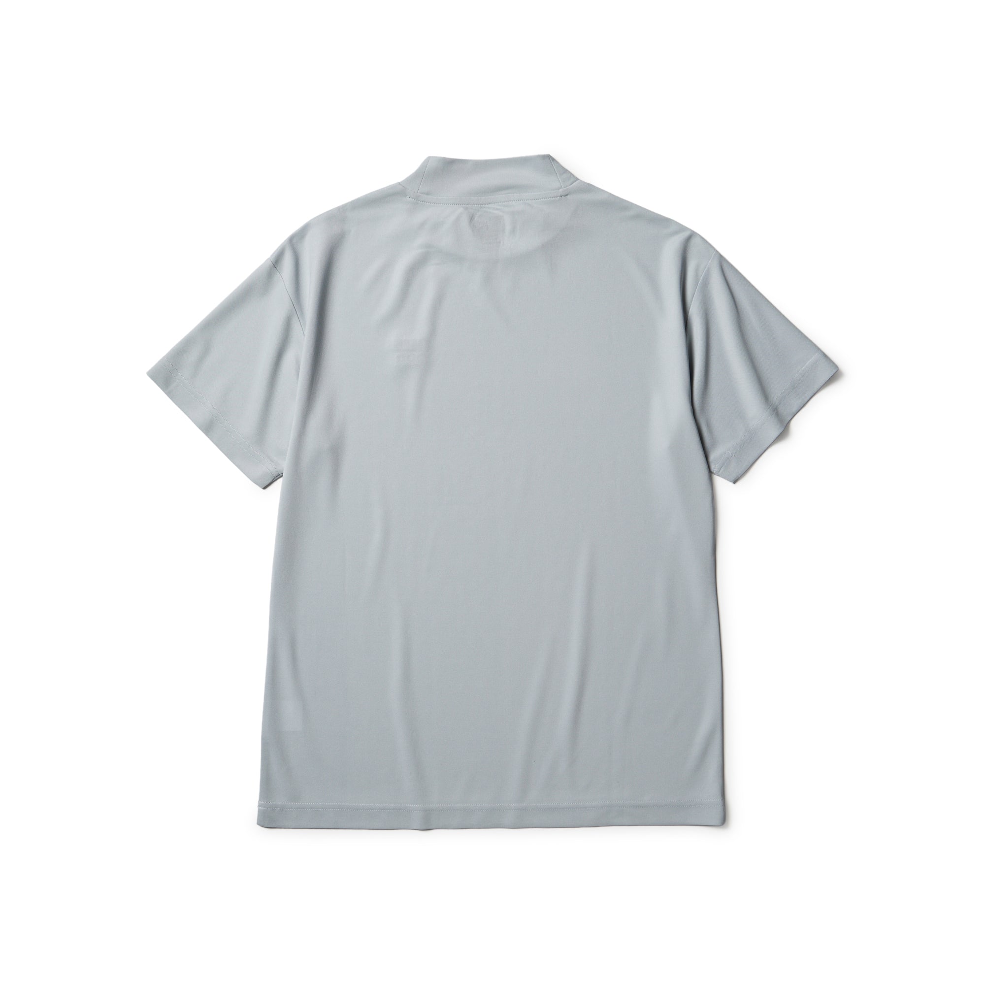 Women's 半袖 ミッドネック Tシャツ Logo Embroidery グレー | ゴルフ