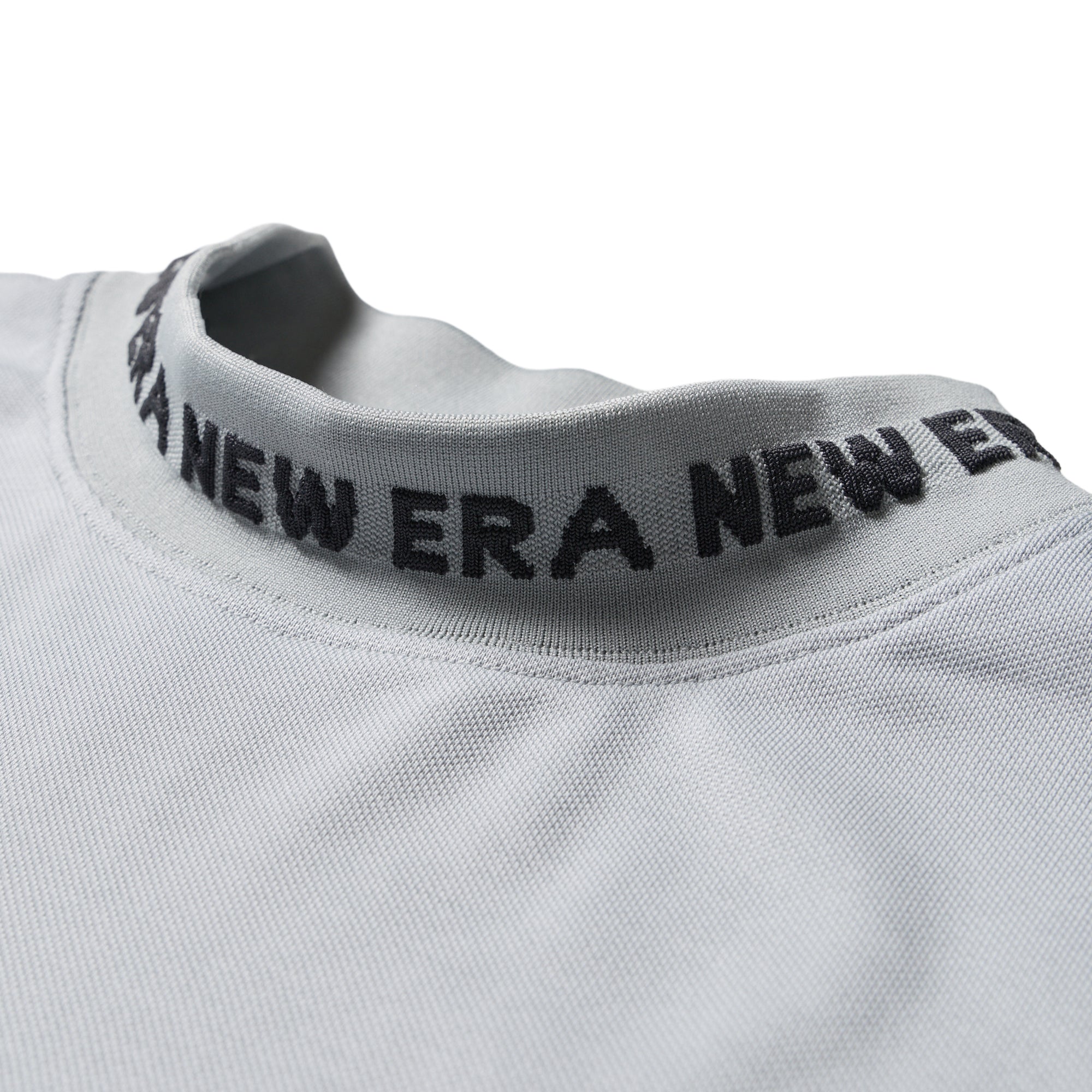 半袖 ミッドネック Tシャツ 鹿の子 グレー | ゴルフ | ニューエラ