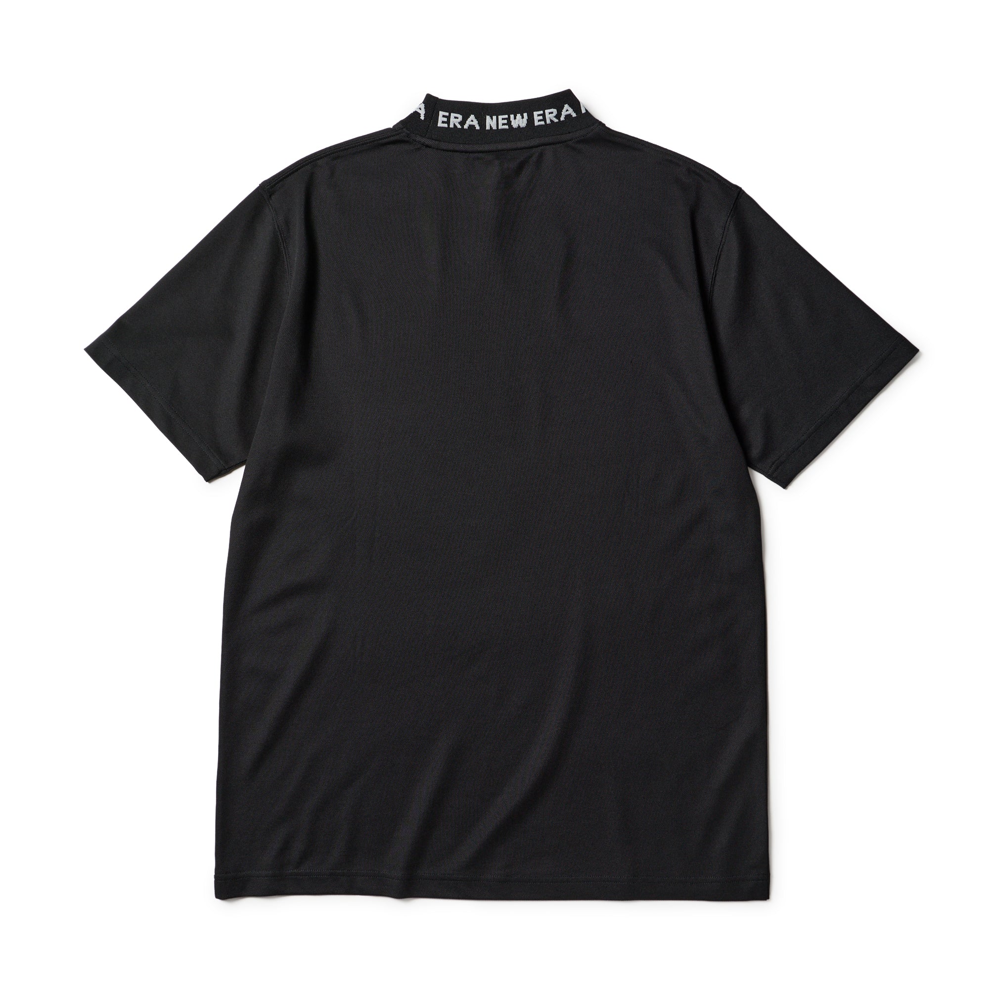 半袖 ミッドネック Tシャツ 鹿の子 ブラック | ゴルフ | ニューエラ