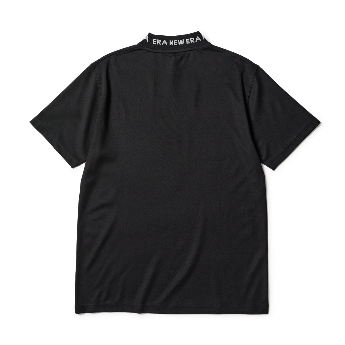 半袖 ミッドネック Tシャツ 鹿の子 ブラック | ゴルフ | ニューエラ 