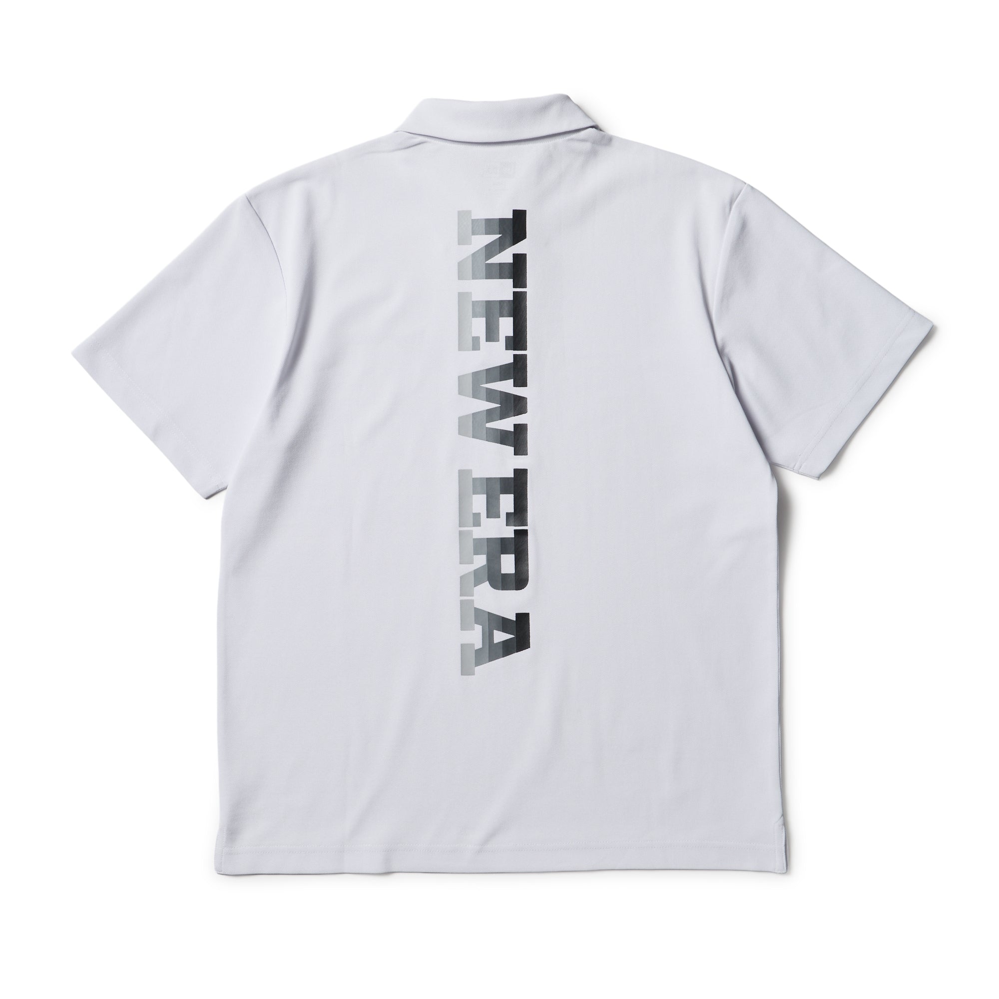 半袖 ポロシャツ 鹿の子 Vertical Logo ホワイト | ゴルフ