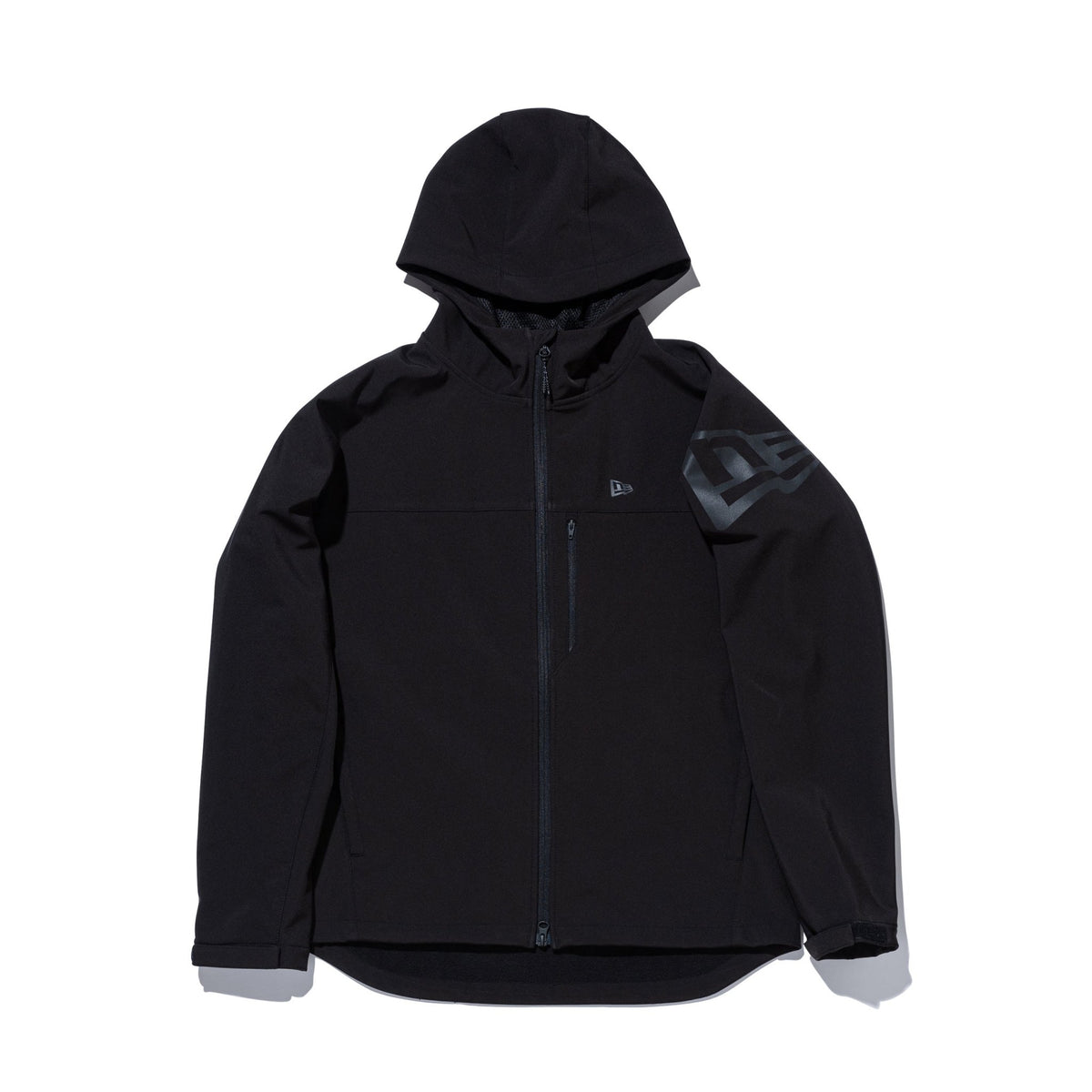 エヌエフエル ジャケット ブラック ジップアップ スポーツ ロゴ付き B171 14861201-s-new-era-
