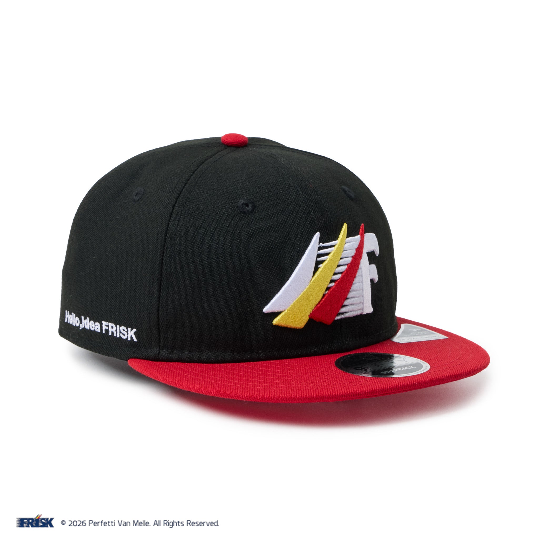 RC 9FIFTY Flat Visor FRISK フリスク ブラック/スカーレット