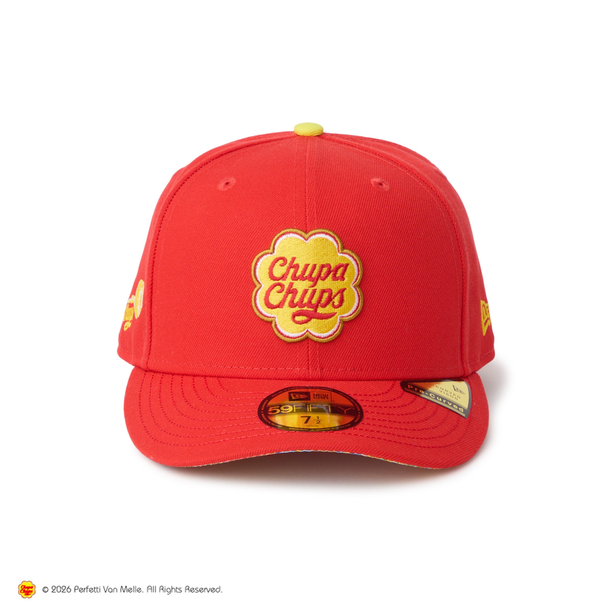 PC 59FIFTY Chupa Chups チュッパチャプス ホットレッド | ニューエラ