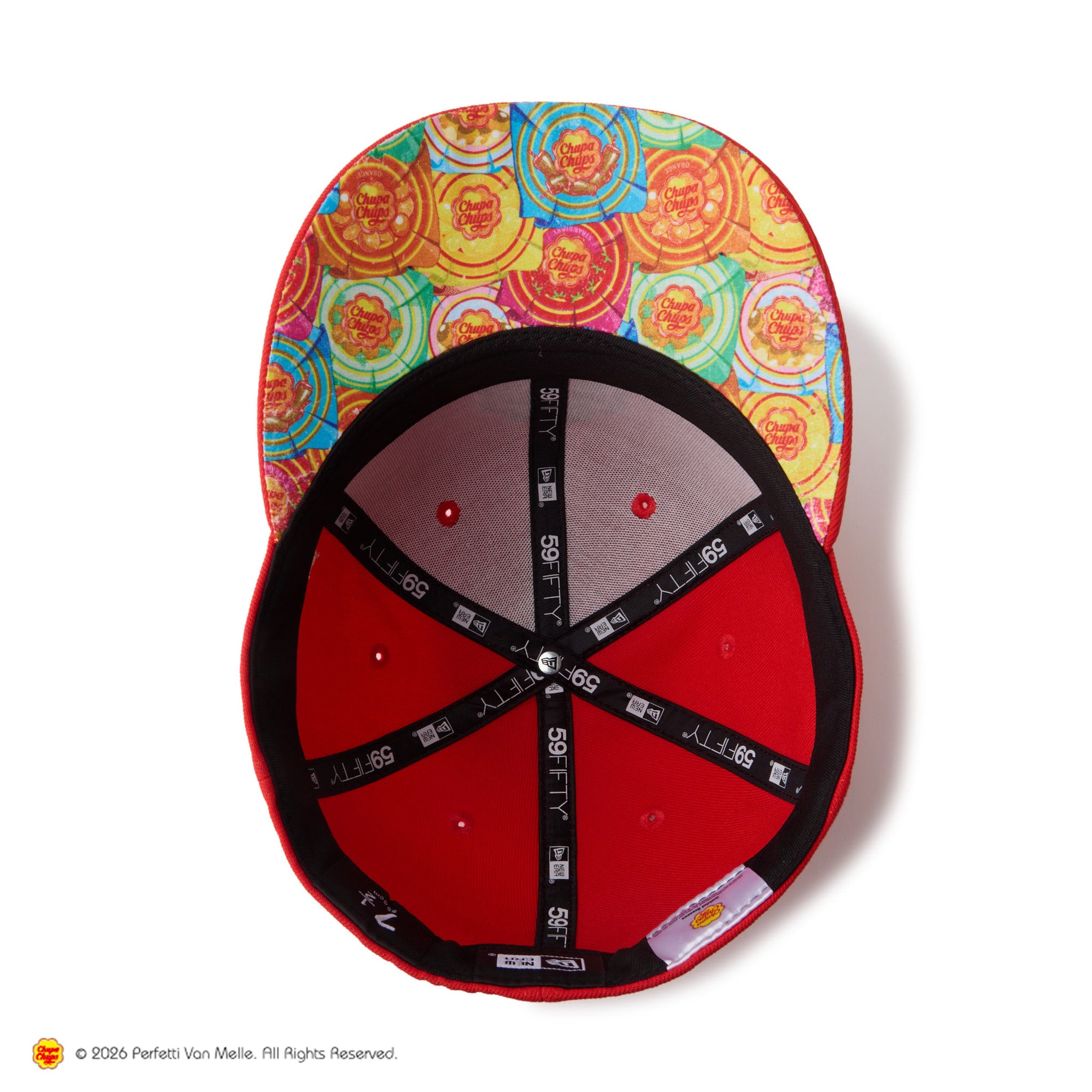PC 59FIFTY Chupa Chups チュッパチャプス ホットレッド | ニューエラ