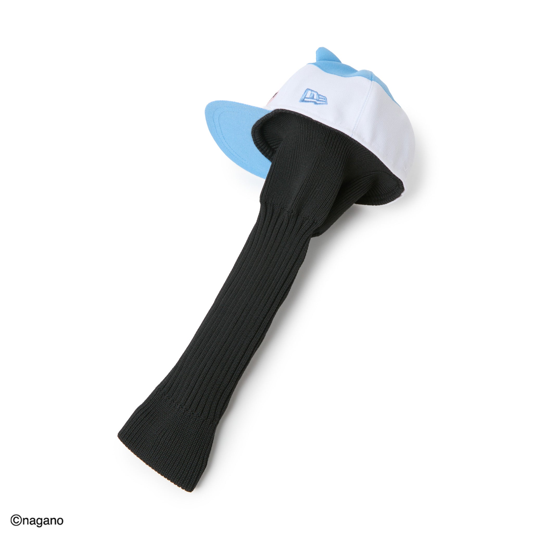 ヘッドカバー ちいかわ / ハチワレ ホワイト/ラディアントブルー