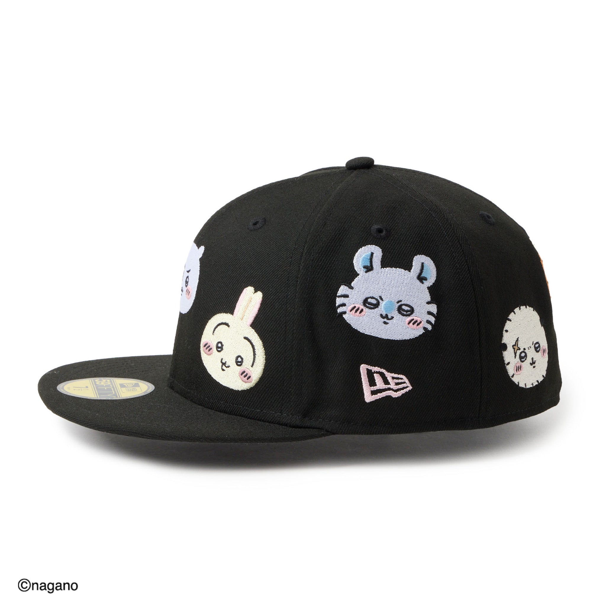 新品未使用タグ付き　ちいかわ NEWERA 9FIFTY ブラック キャップ 新品・未使用』ちいかわ New Era 59FIFTY ブラック キャップ - メルカリ
