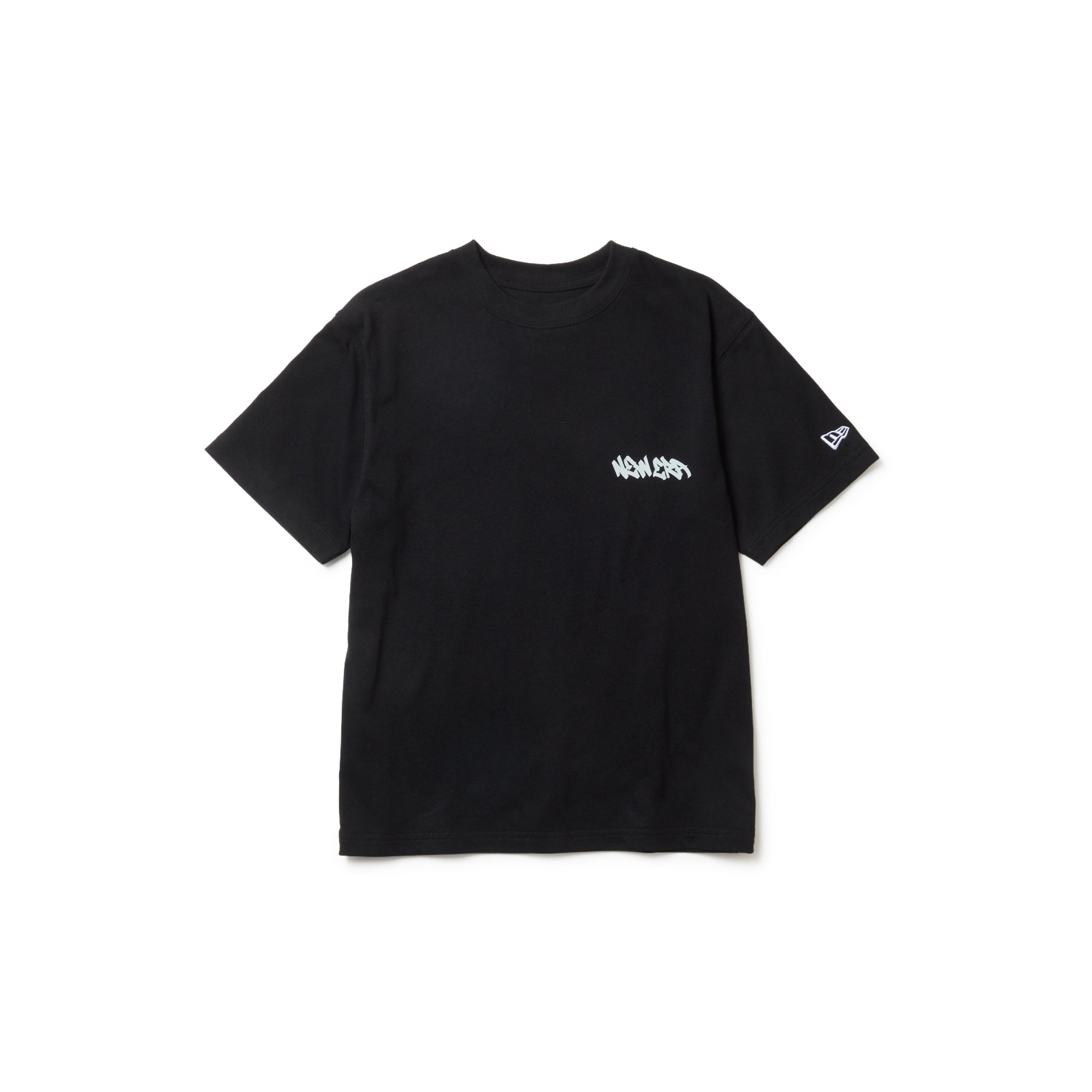 キッズ Youth 半袖 コットン Tシャツ Tagging ブラック | ニューエラ