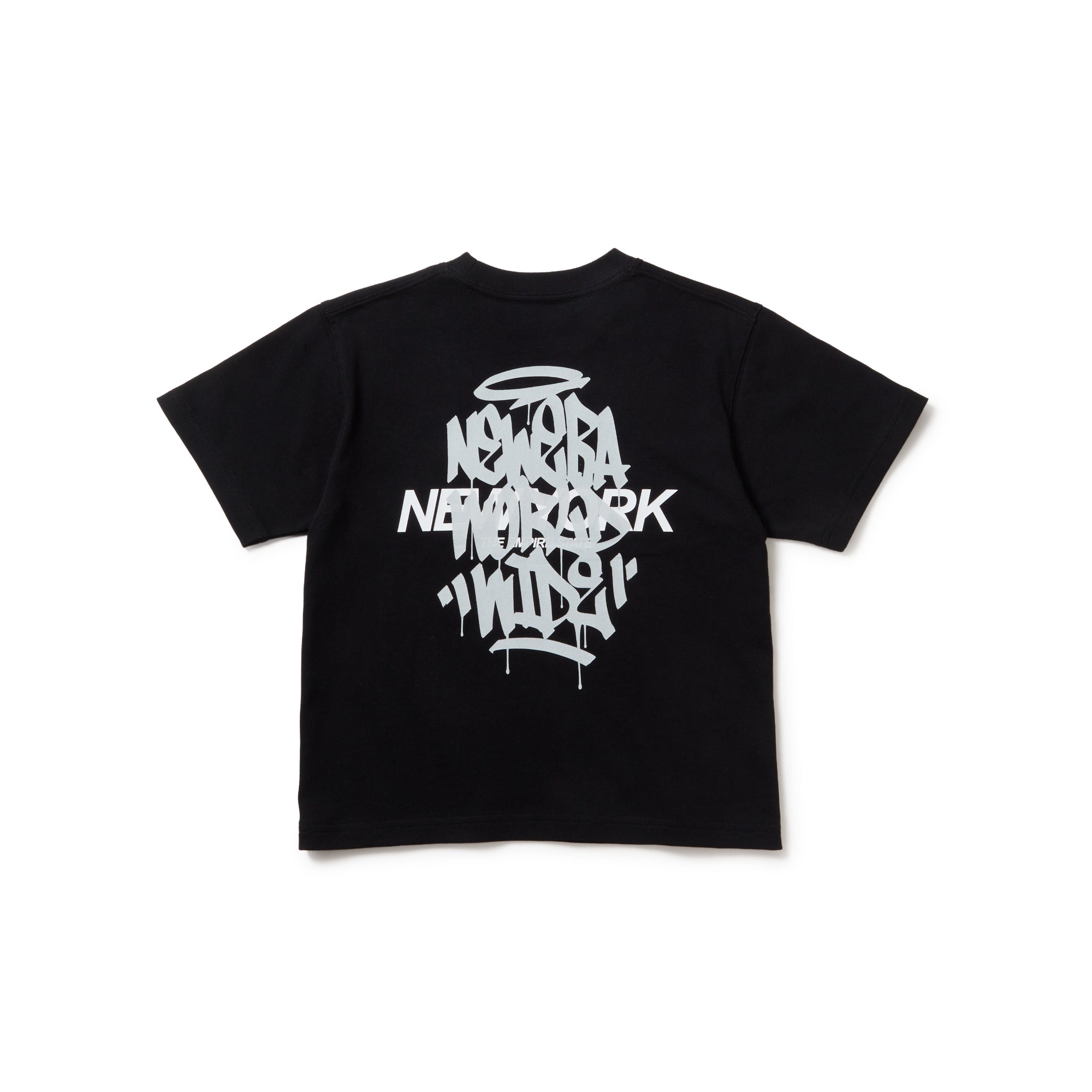 キッズ Child 半袖 コットン Tシャツ Tagging ブラック | ニューエラ