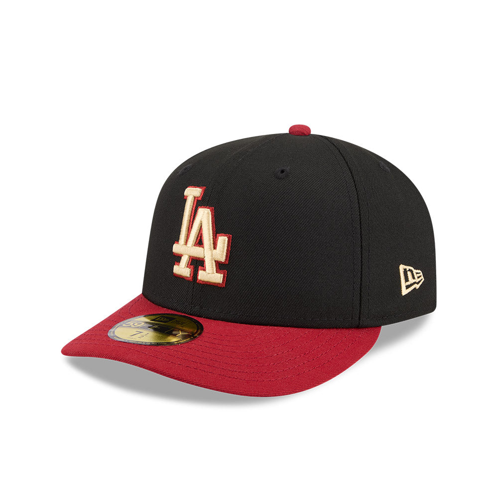 PC 59FIFTY Team Cards ロサンゼルス・ドジャース ブラック レッド