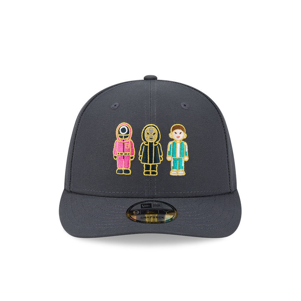 【New Era】squid game イカゲーム キャップ 海外限定品 PC 9FIFTY SQUID GAME イカゲーム Characters グラファイト