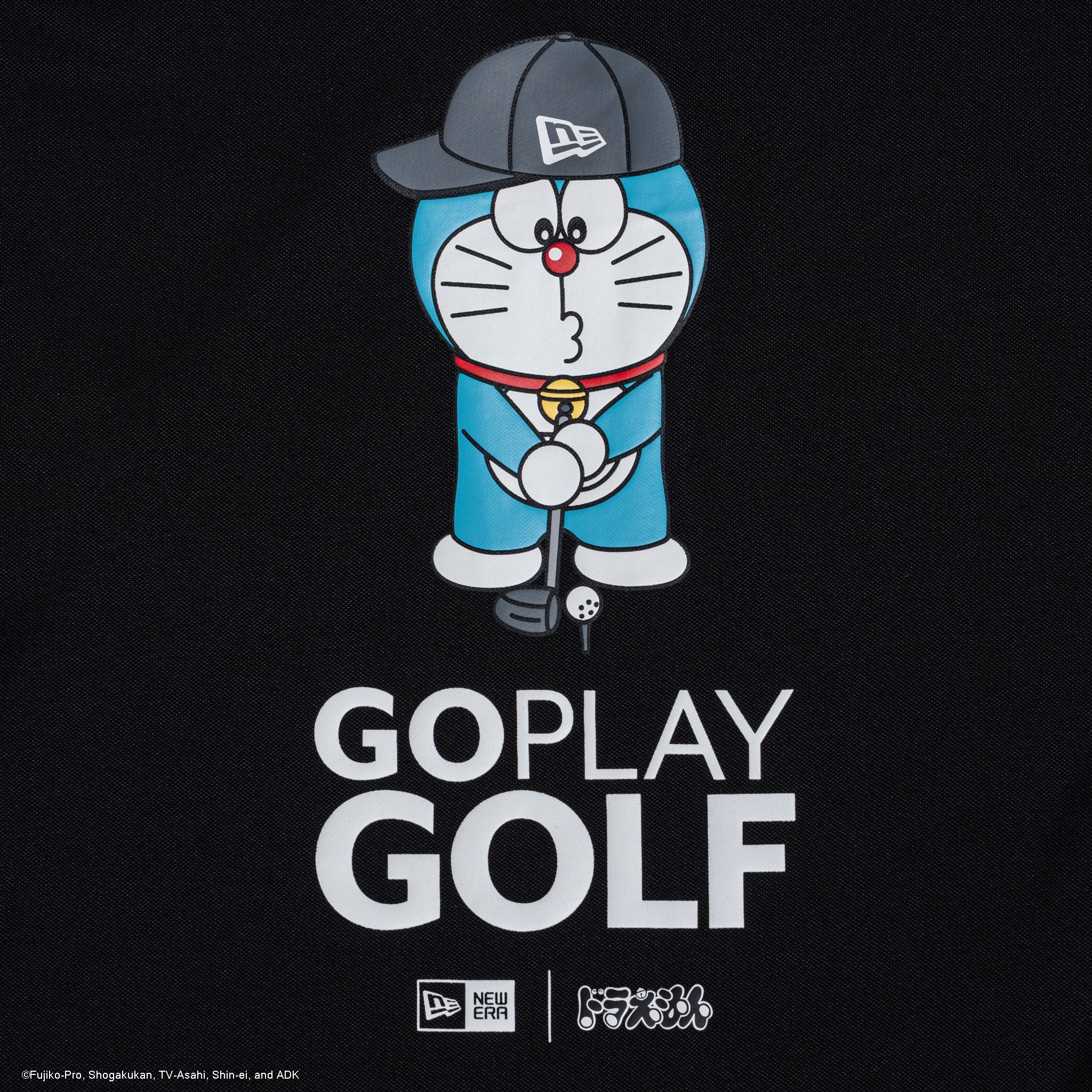 半袖 鹿の子 ポロシャツ ドラえもん GO PLAY GOLF ブラック | ゴルフ