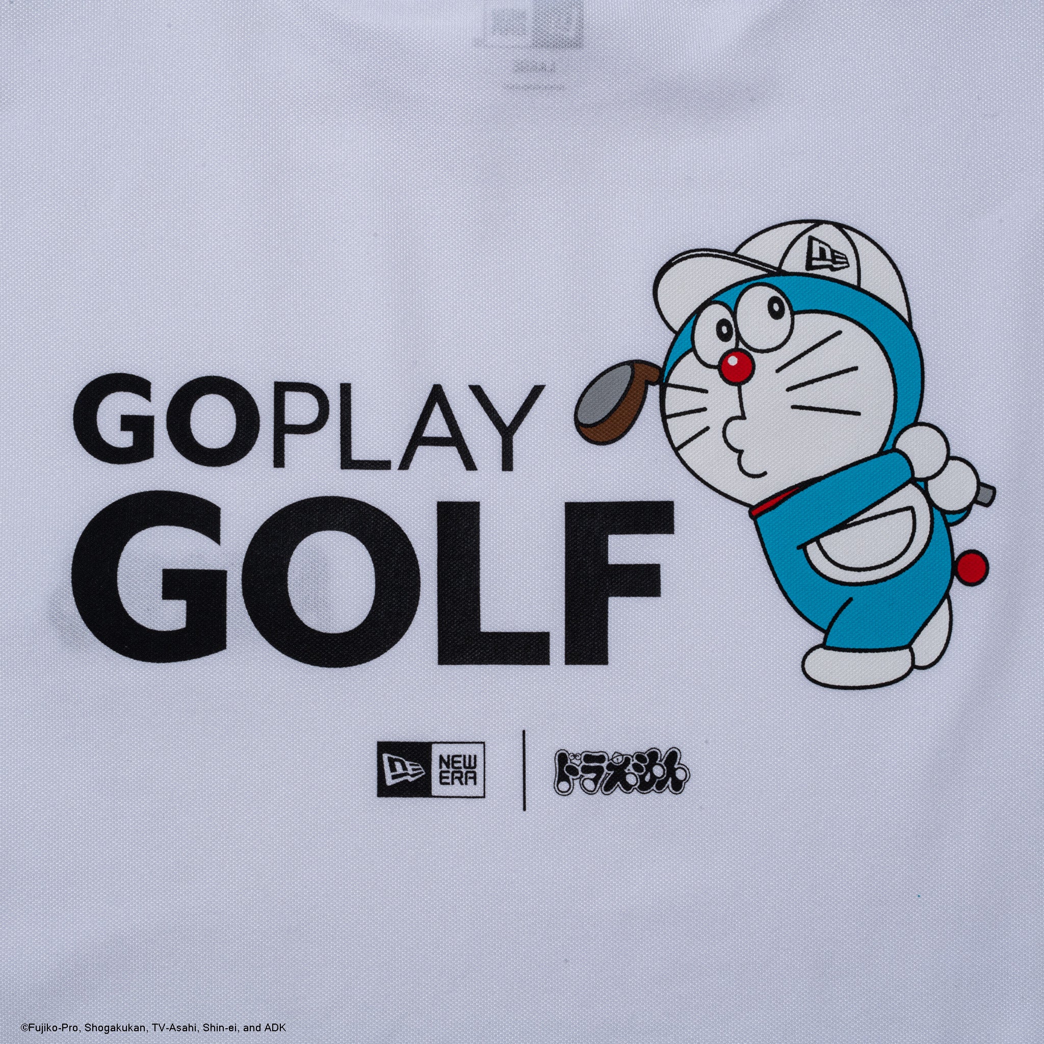 98年フランスW杯 ドラえもん コピーライト tシャツ 　Lサイズ 半袖 鹿の子 ミッドネック Tシャツ ドラえもん ホワイト | ゴルフ