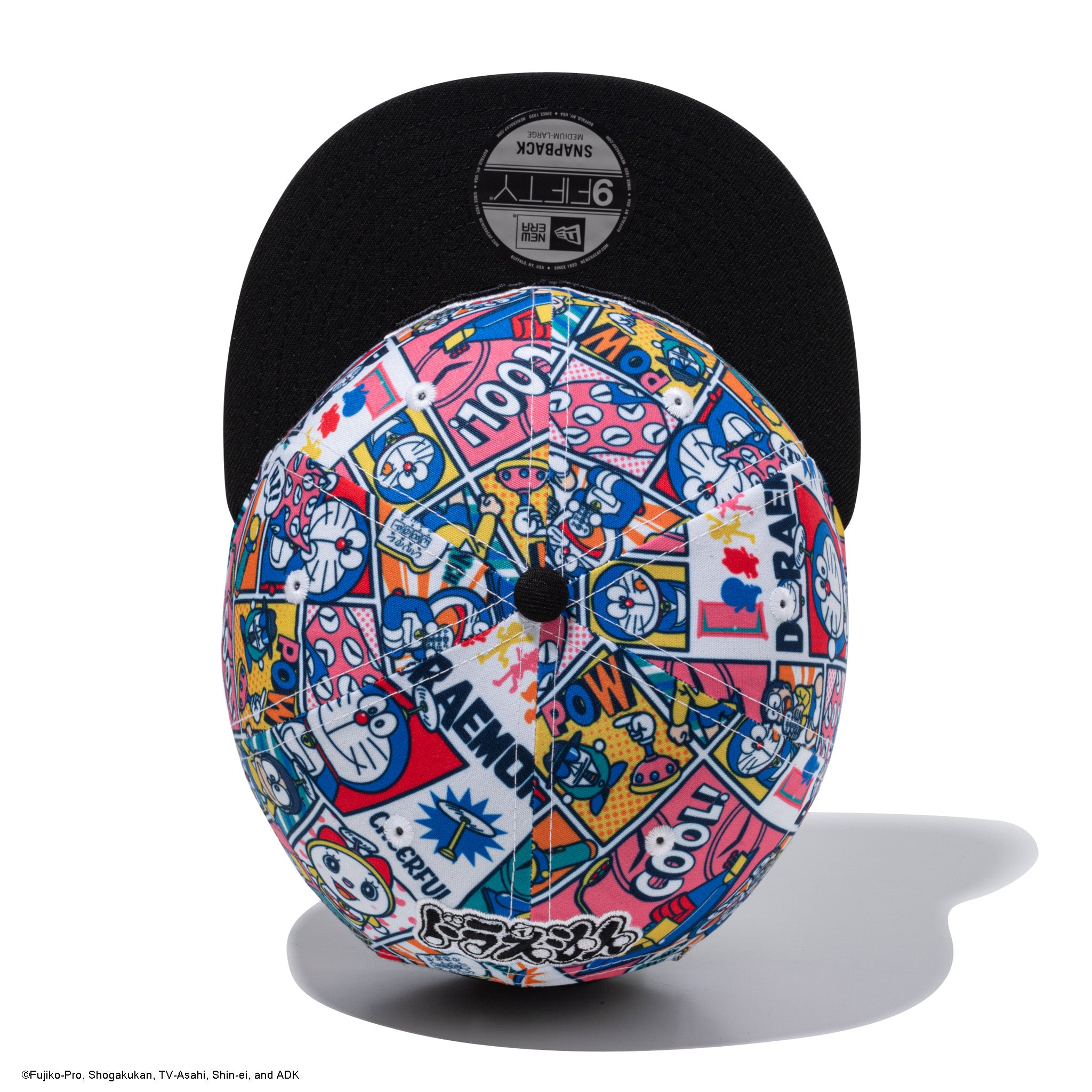 9FIFTY ドラえもん コミック オールオーバープリント ブラックバイザー