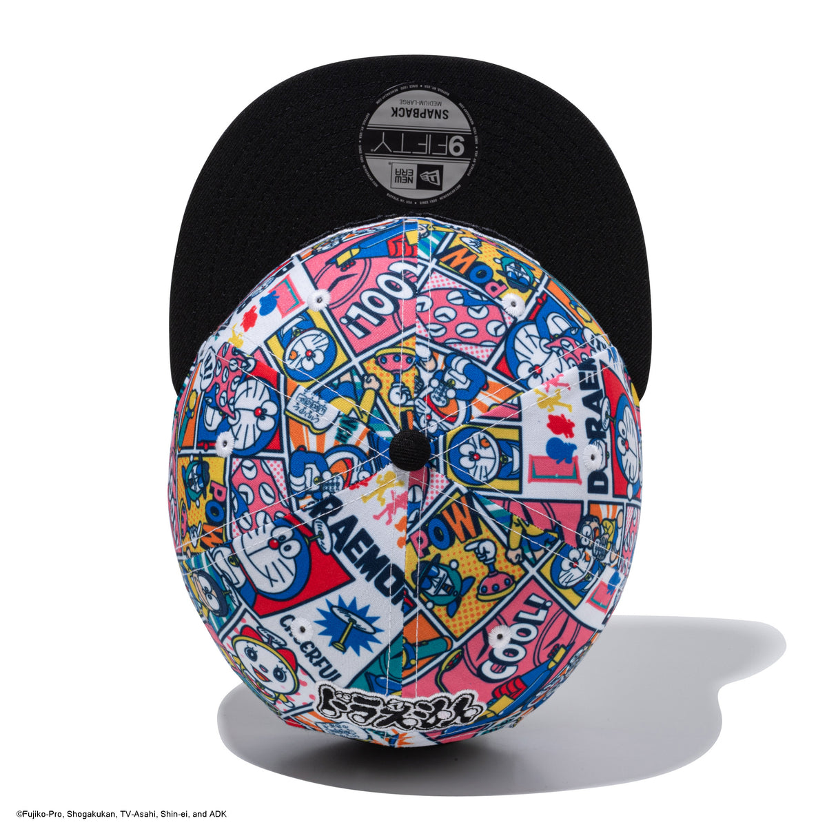 9FIFTY ドラえもん コミック オールオーバープリント ブラックバイザー