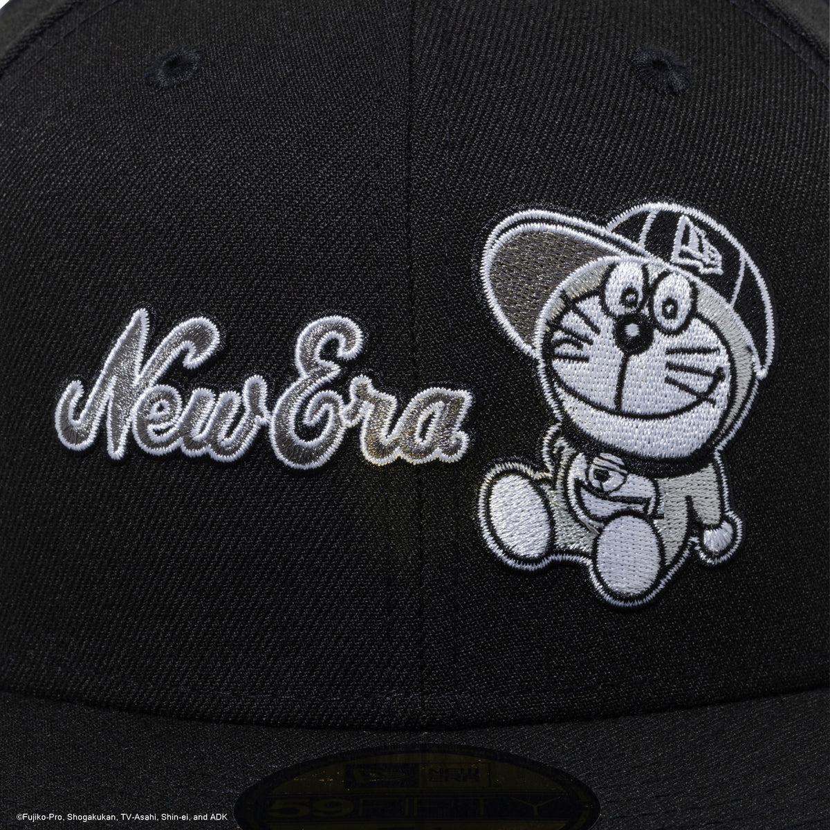 ドラえもん様 59FIFTY ドラえもん New Era キャップ ブラック × モノトーンカラー