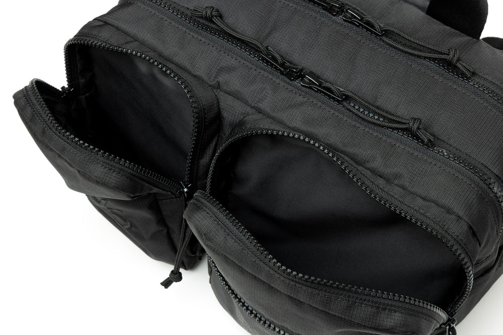 フィールドウエストバッグ 11L Y's SS26 ワードロゴ ブラック