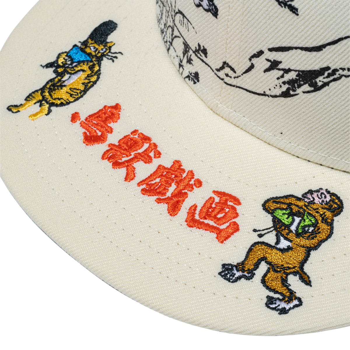 59FIFTY 鳥獣戯画 オールオーバー クロームホワイト | ニューエラ