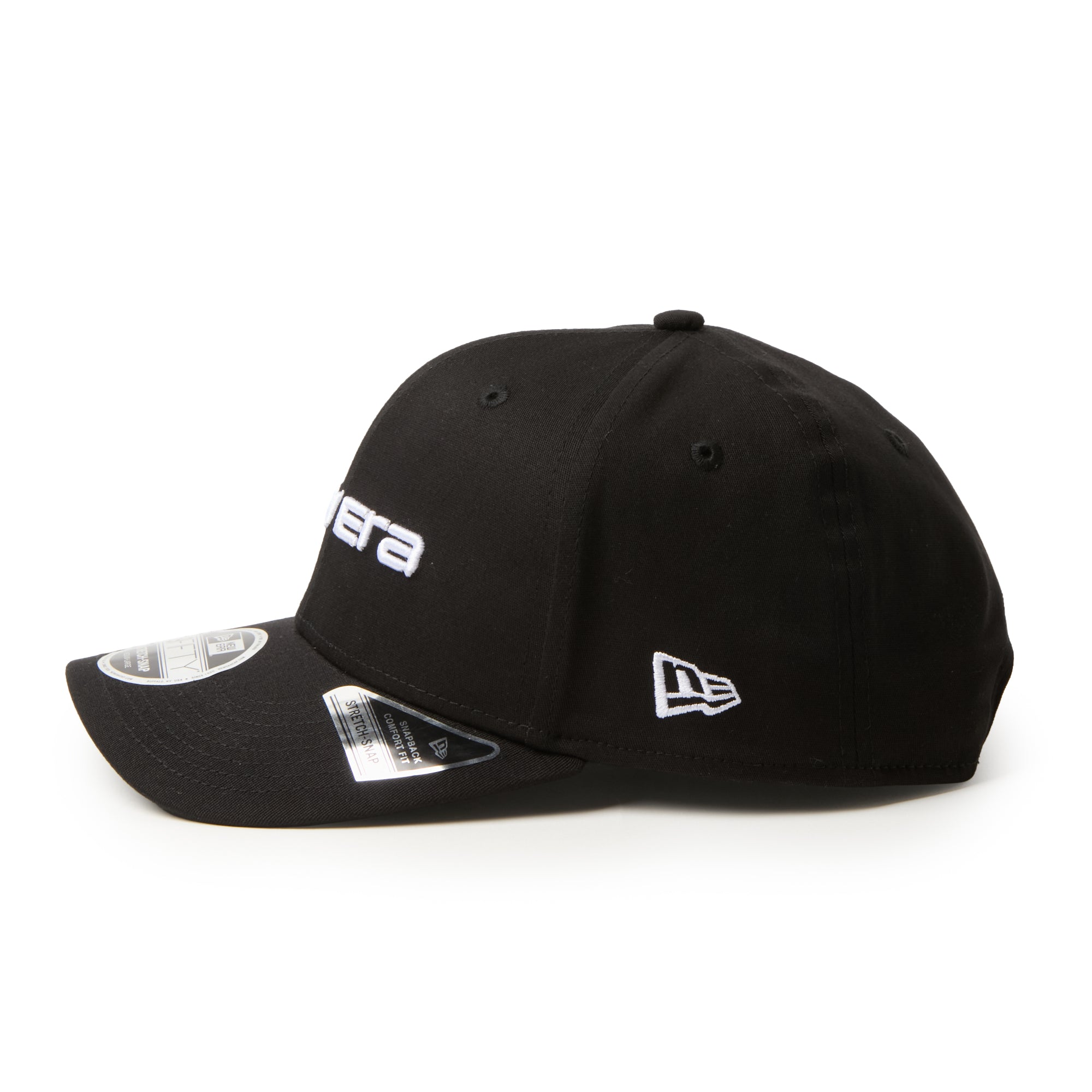 9FIFTY リニアロゴ ストレッチスナップ ブラック/ホワイト
