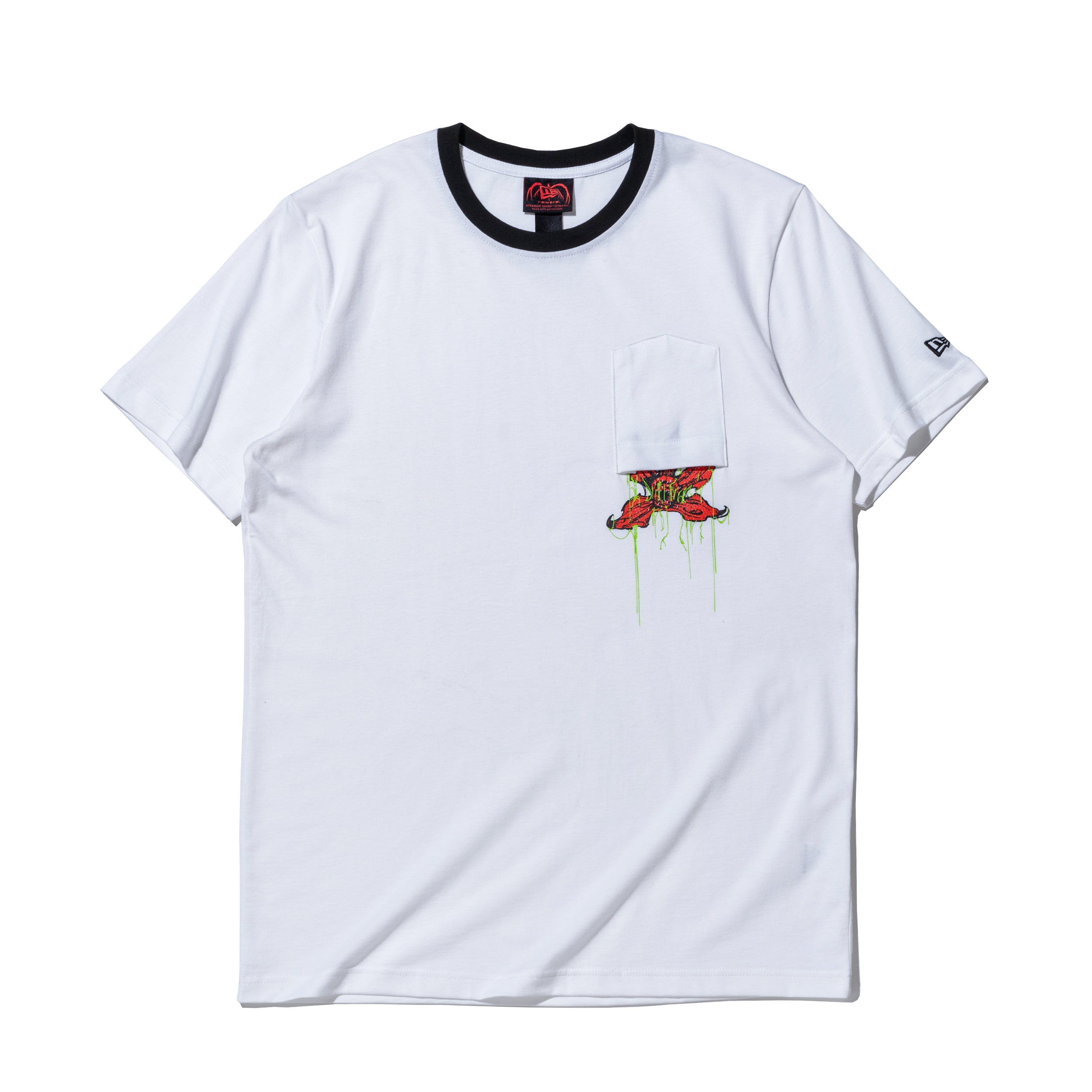 半袖 ポケット コットン Tシャツ NETFLIX STRANGER THINGS