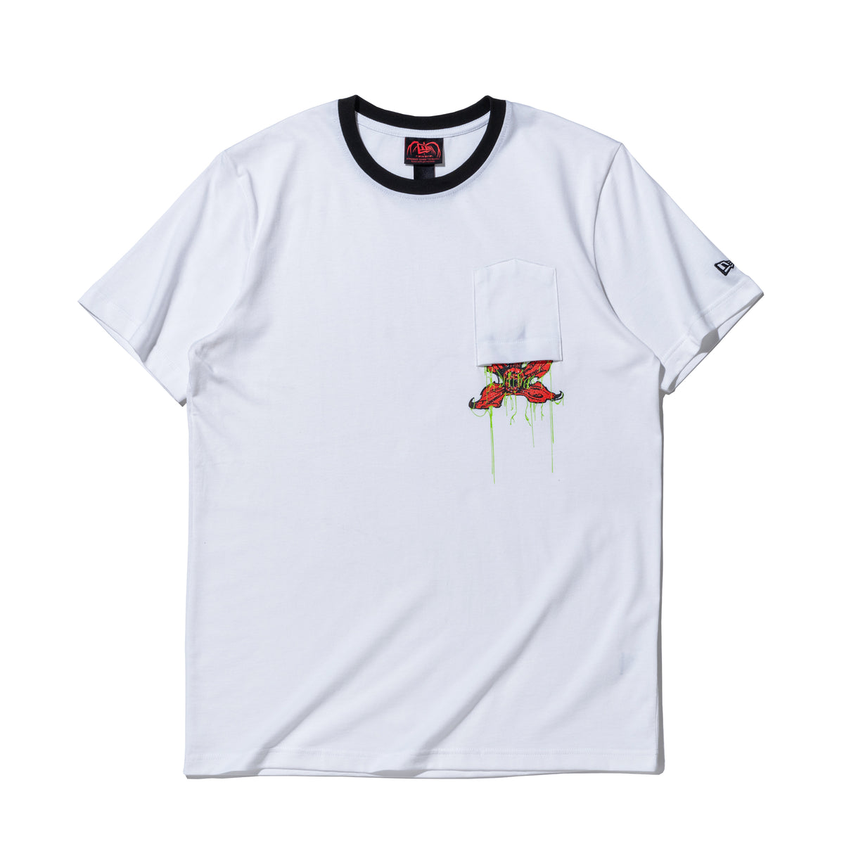 半袖 ポケット コットン Tシャツ NETFLIX STRANGER THINGS 