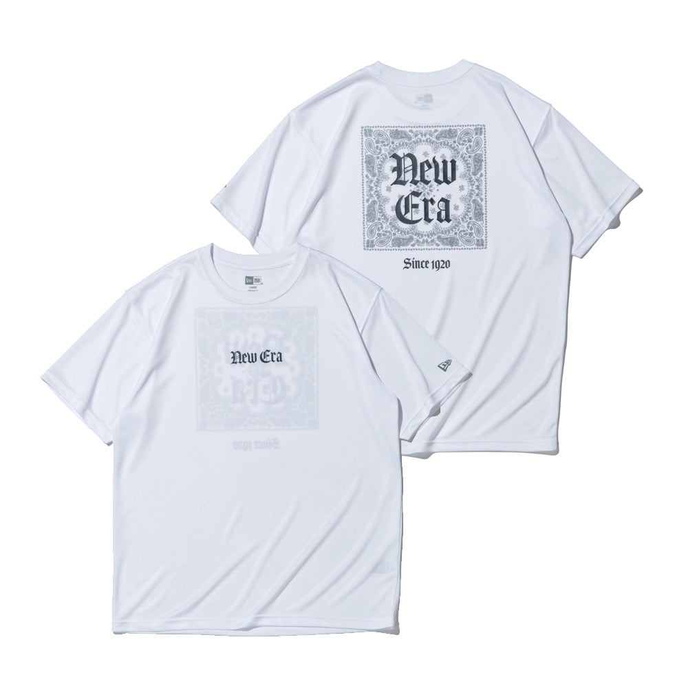 半袖 テック Tシャツ Old English ホワイト レギュラーフィット