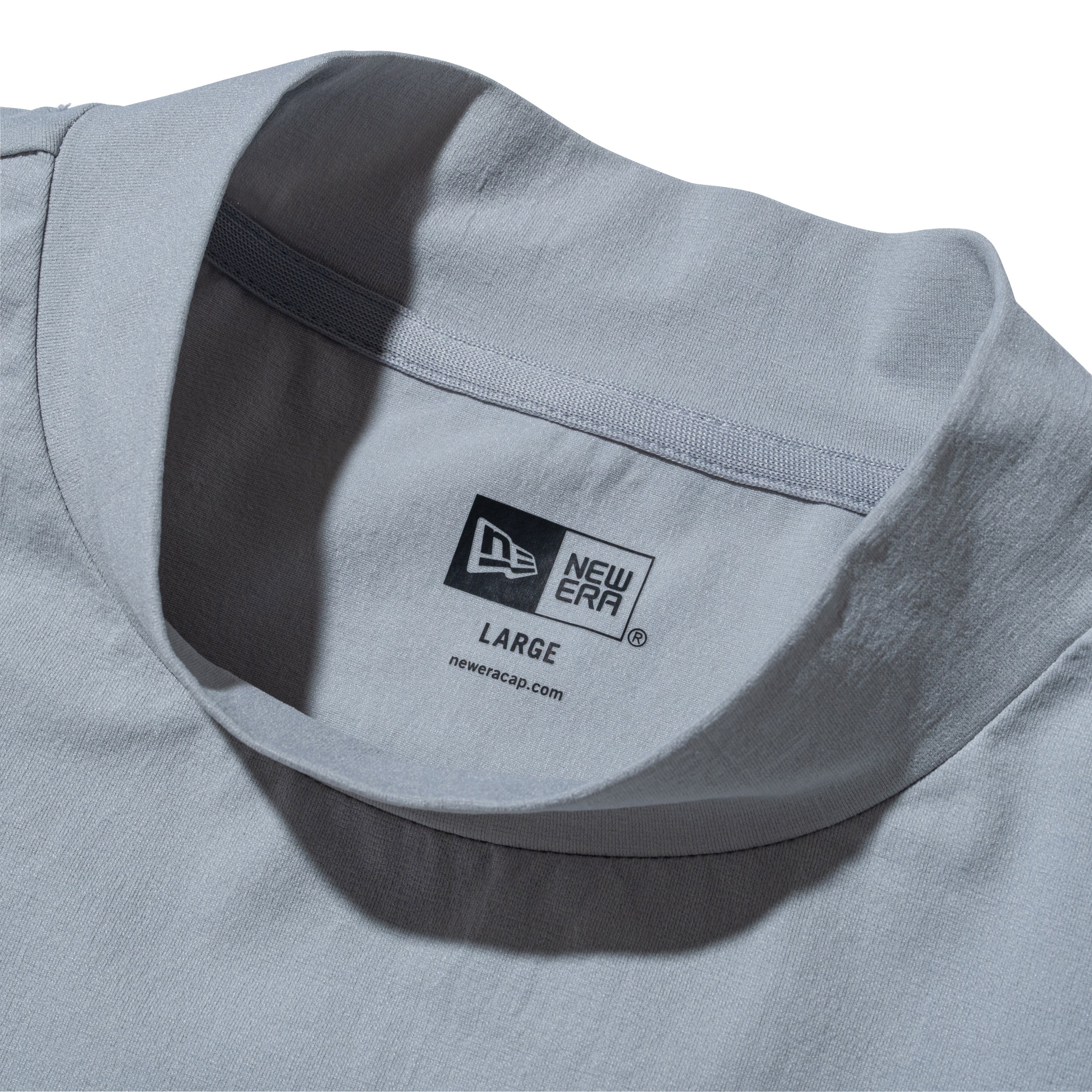 半袖 ユーティリティー ミッドネック Tシャツ New Era New York グレー