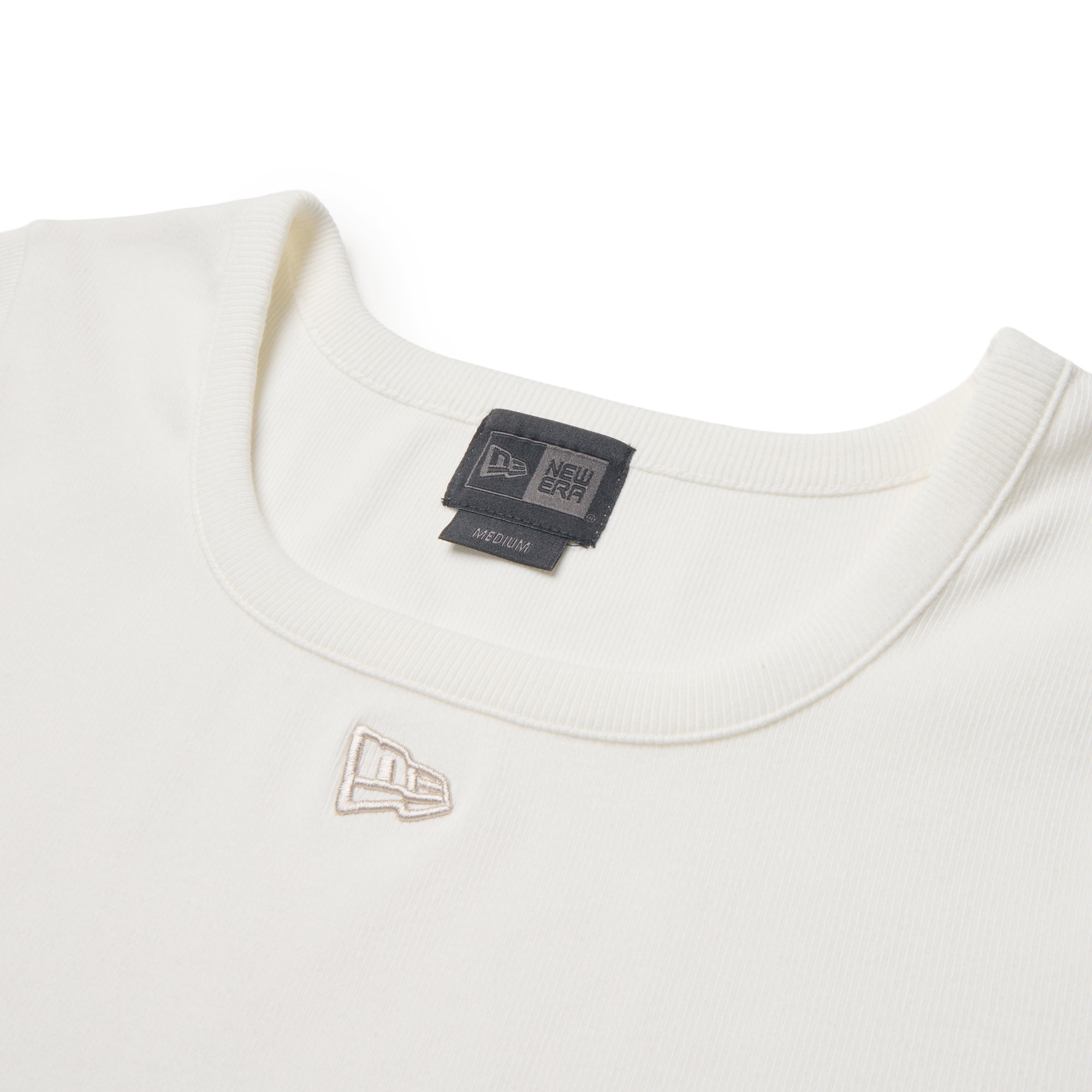 Women's 半袖 ラウンドネック リブTシャツ BLACK LABEL ホワイト