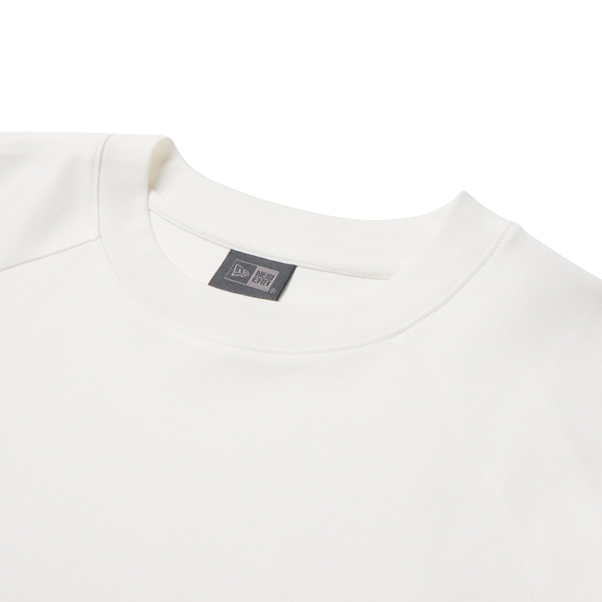 半袖 ダブル ジャカード ラグラン Tシャツ BLACK LABEL SS26 ホワイト