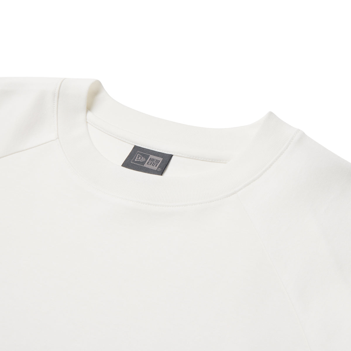 半袖 ダブル ジャカード ラグラン Tシャツ BLACK LABEL SS26 ホワイト 