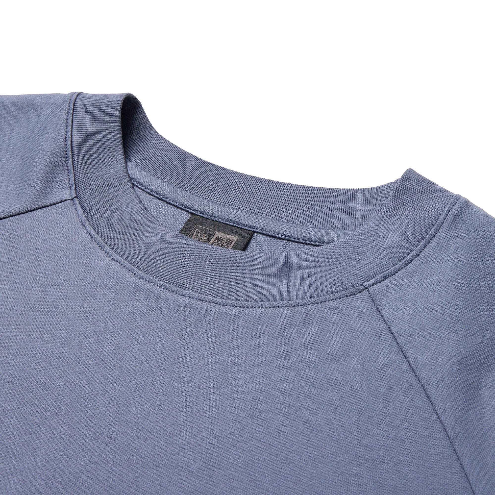 半袖 ダブル ジャカード ラグラン Tシャツ BLACK LABEL SS26 スレート
