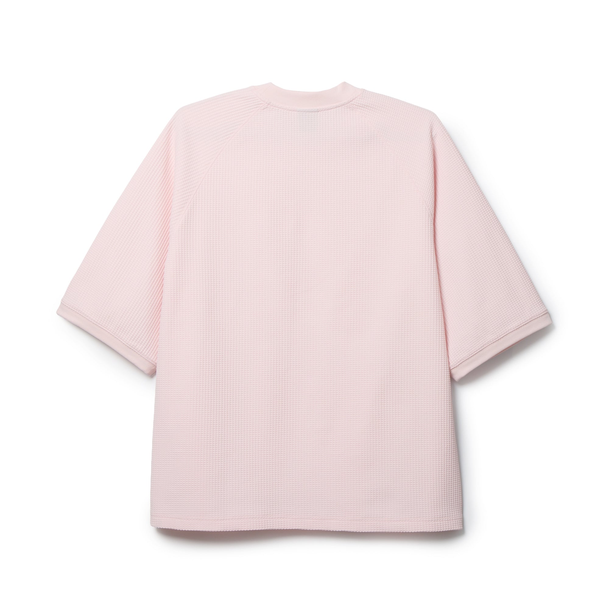 半袖 ソフトワッフル Tシャツ BLACK LABEL SS26 ピンク | ニューエラ