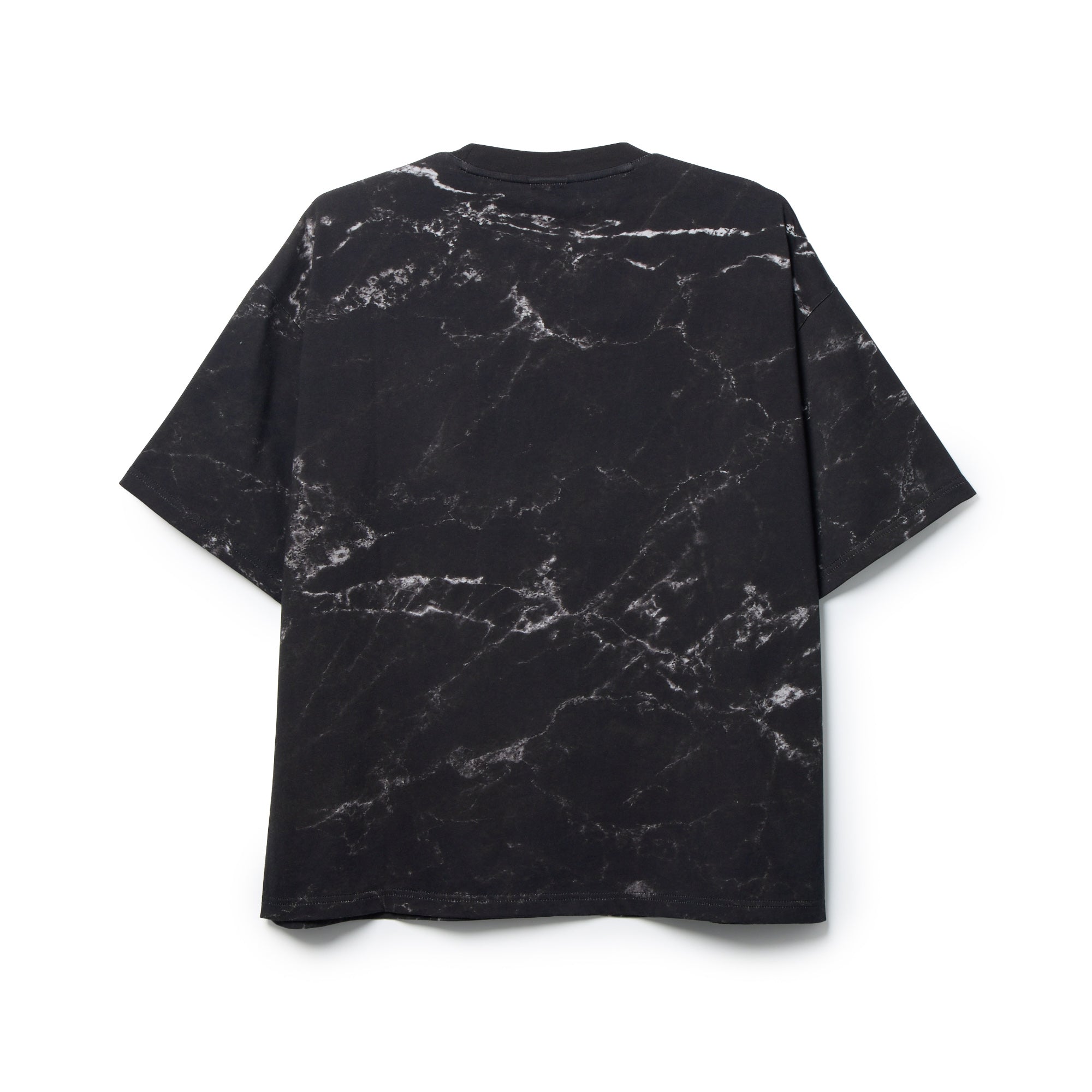 袖の下 8th 日本語 FOIL 半袖 Ocean Sublimationプリント Tシャツ BLACK LABEL SS26 ブラック