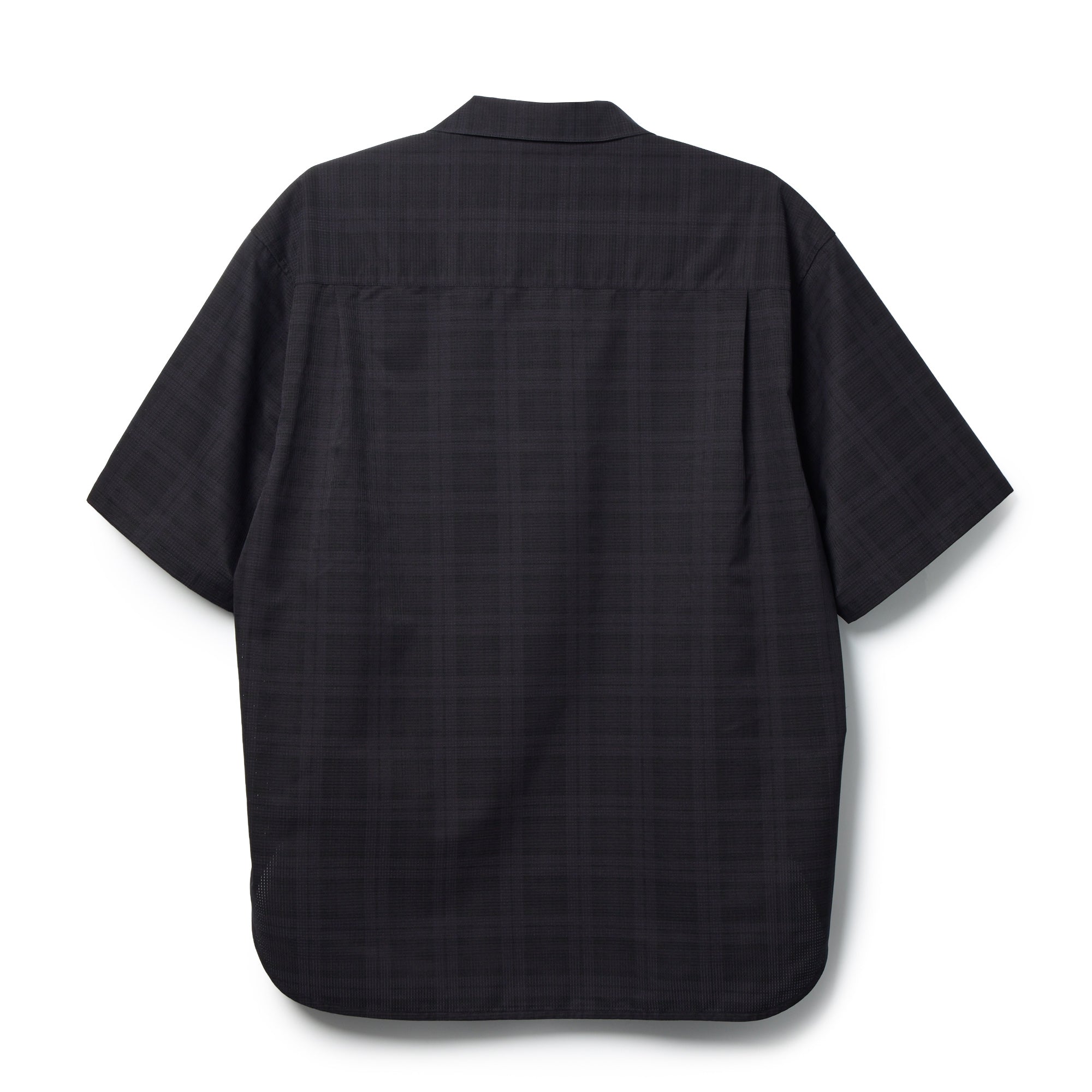 半袖 シャツ Dot Air ブラックウォッチ BLACK LABEL SS26 ネイビー