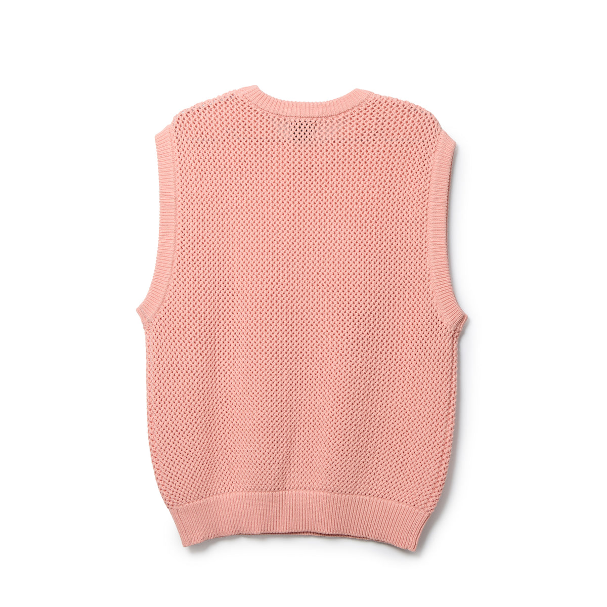 ニット メッシュ ベスト BLACK LABEL SS26 ピンク | ニューエラ 