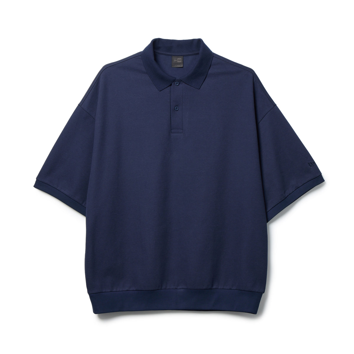半袖 ビッグ ポロシャツ BLACK LABEL SS26 ネイビー | ニューエラ 
