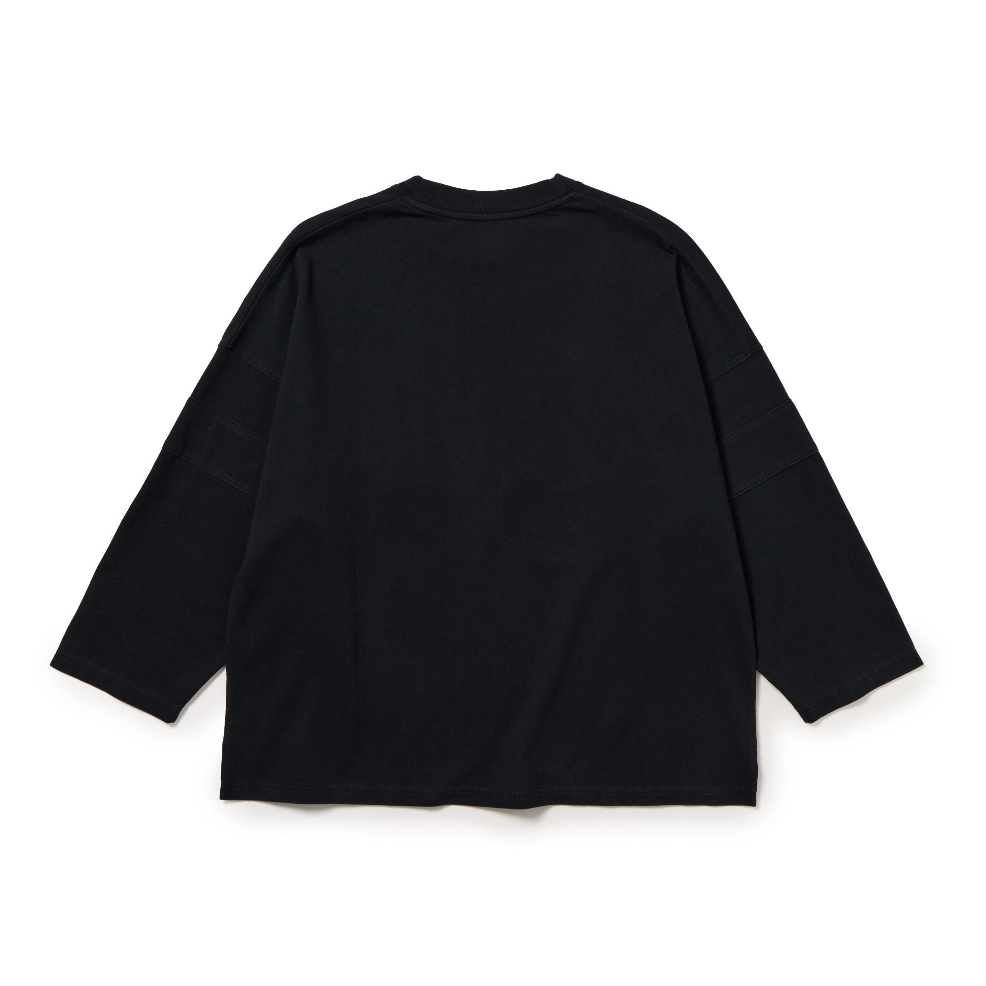 ウィメンズ 長袖 オーバーサイズド Numbering Tシャツ ブラック