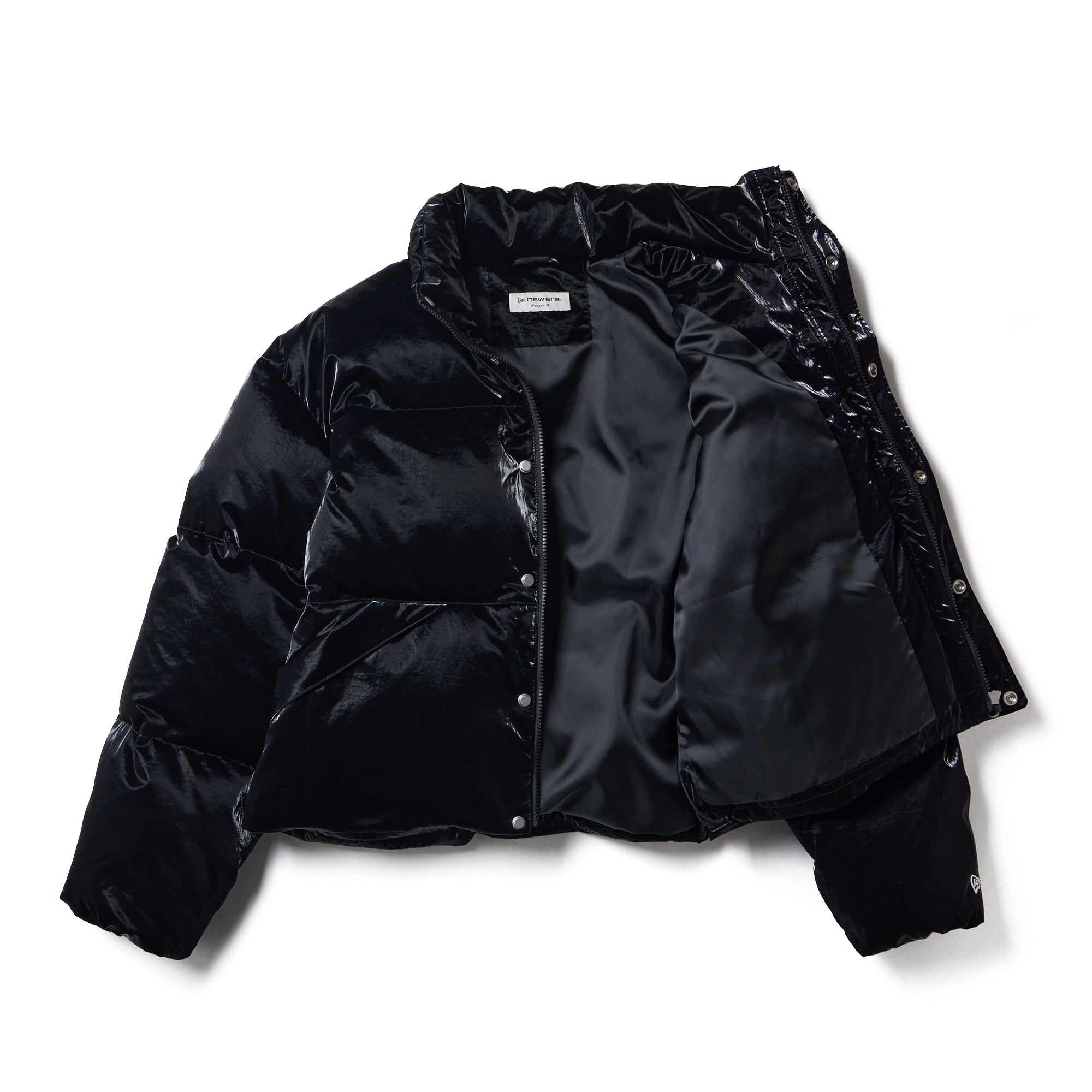 Women's グロッシー ダウンジャケット ブラック | ニューエラ