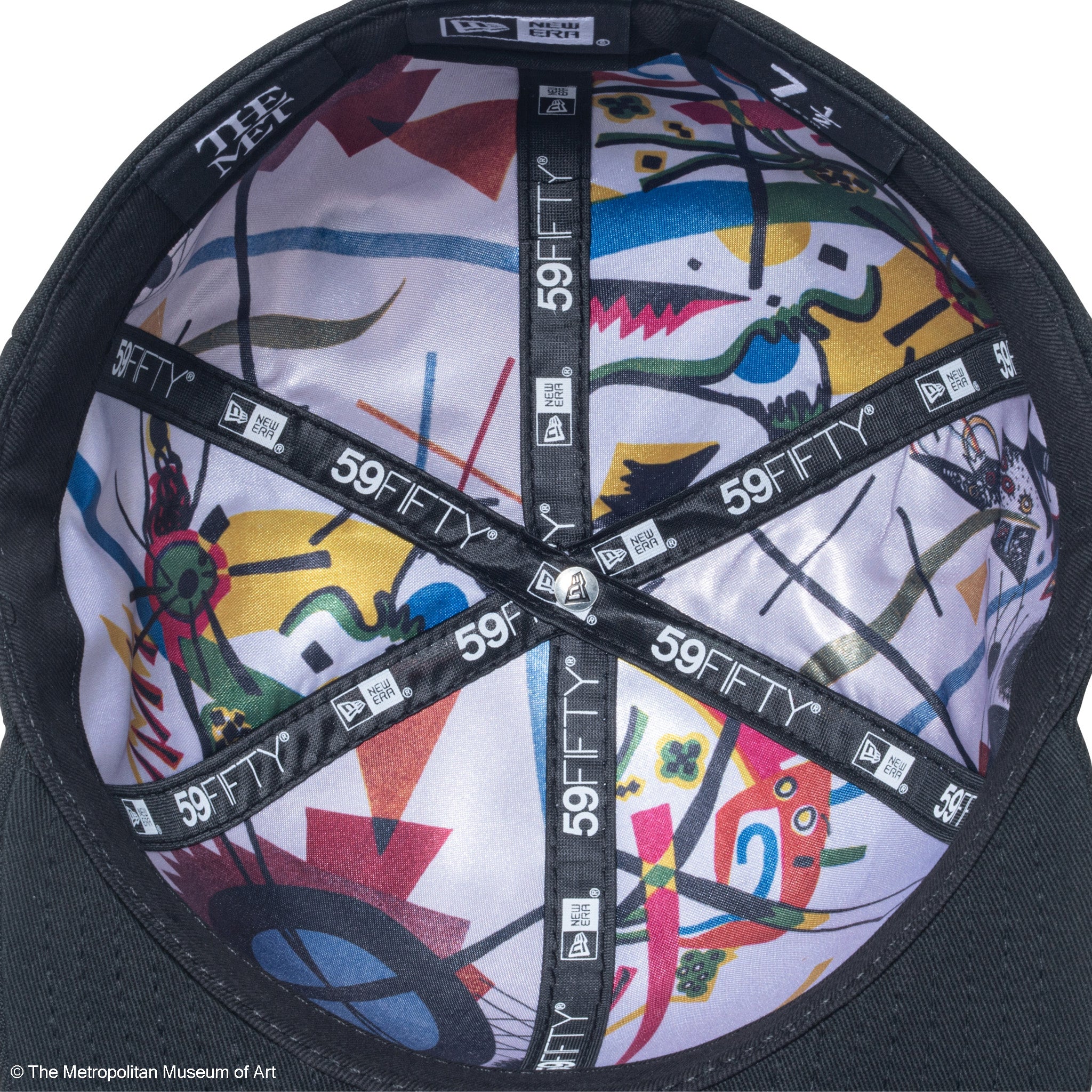 59FIFTY The Met ライニングプリント ブラック | ニューエラオンライン