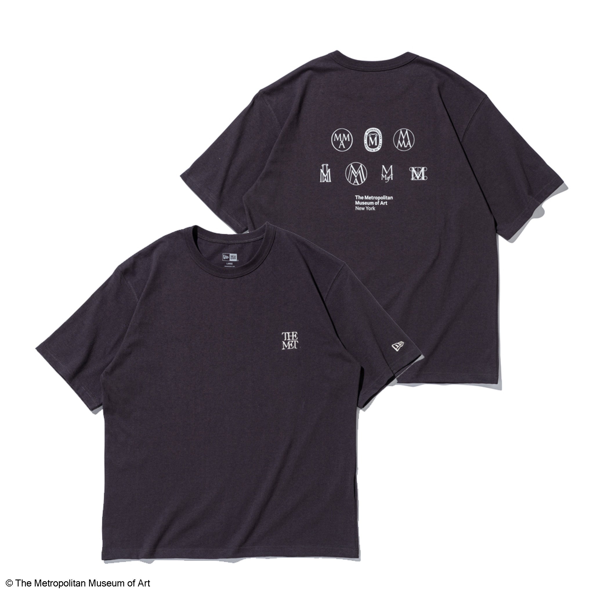 半袖 ウォッシュドコットン Tシャツ The Met スミクロ | ニューエラ