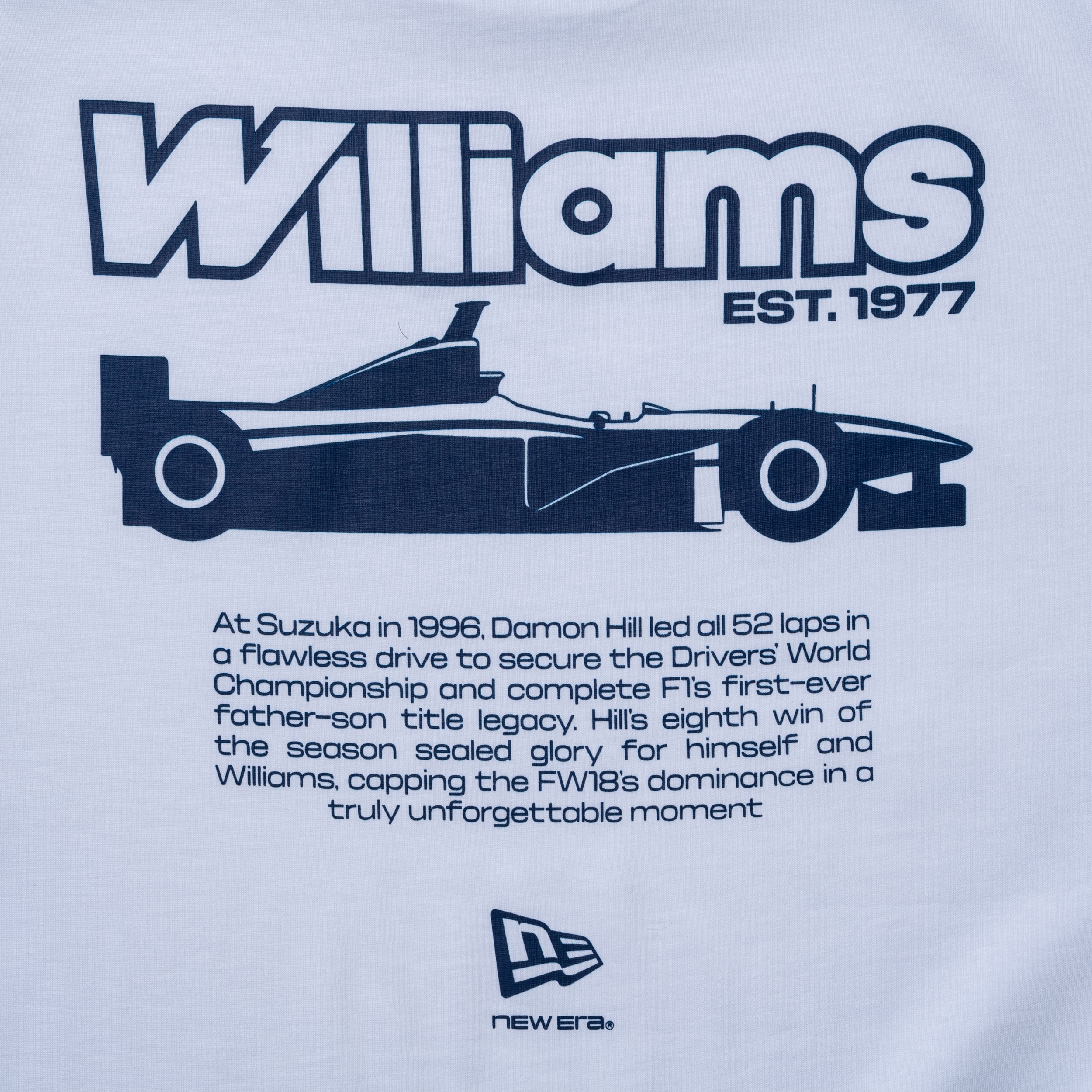 半袖 オーバーサイズド コットン Tシャツ Atlassian Williams F1 Team